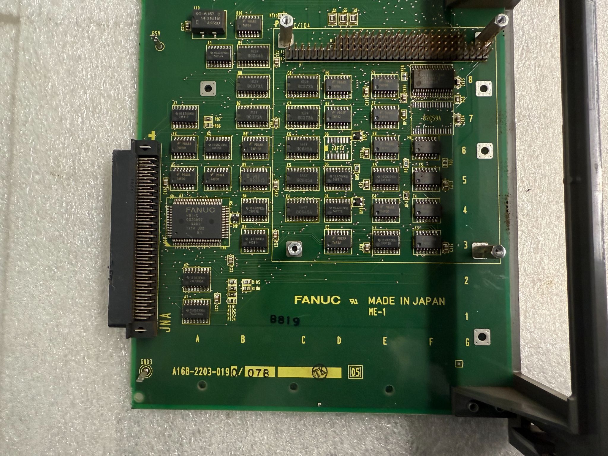 FANUC A16B-2203-0190 /07B PCB - DeviceNet PC104 Interface Module USED 3