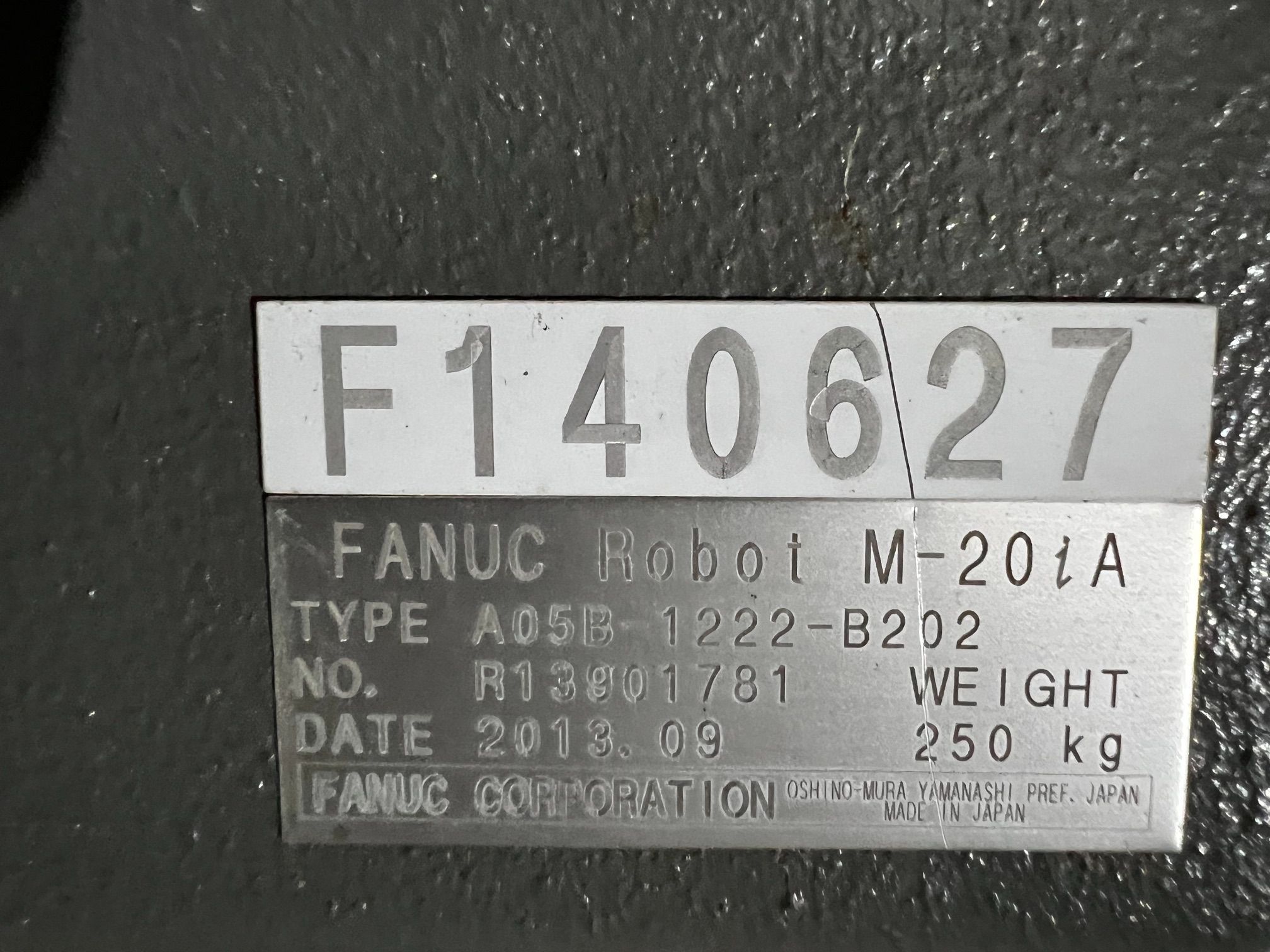 FANUC M-20iA Complete With R-30iB Controller & Machine Interface and Control Cabinet USED 4