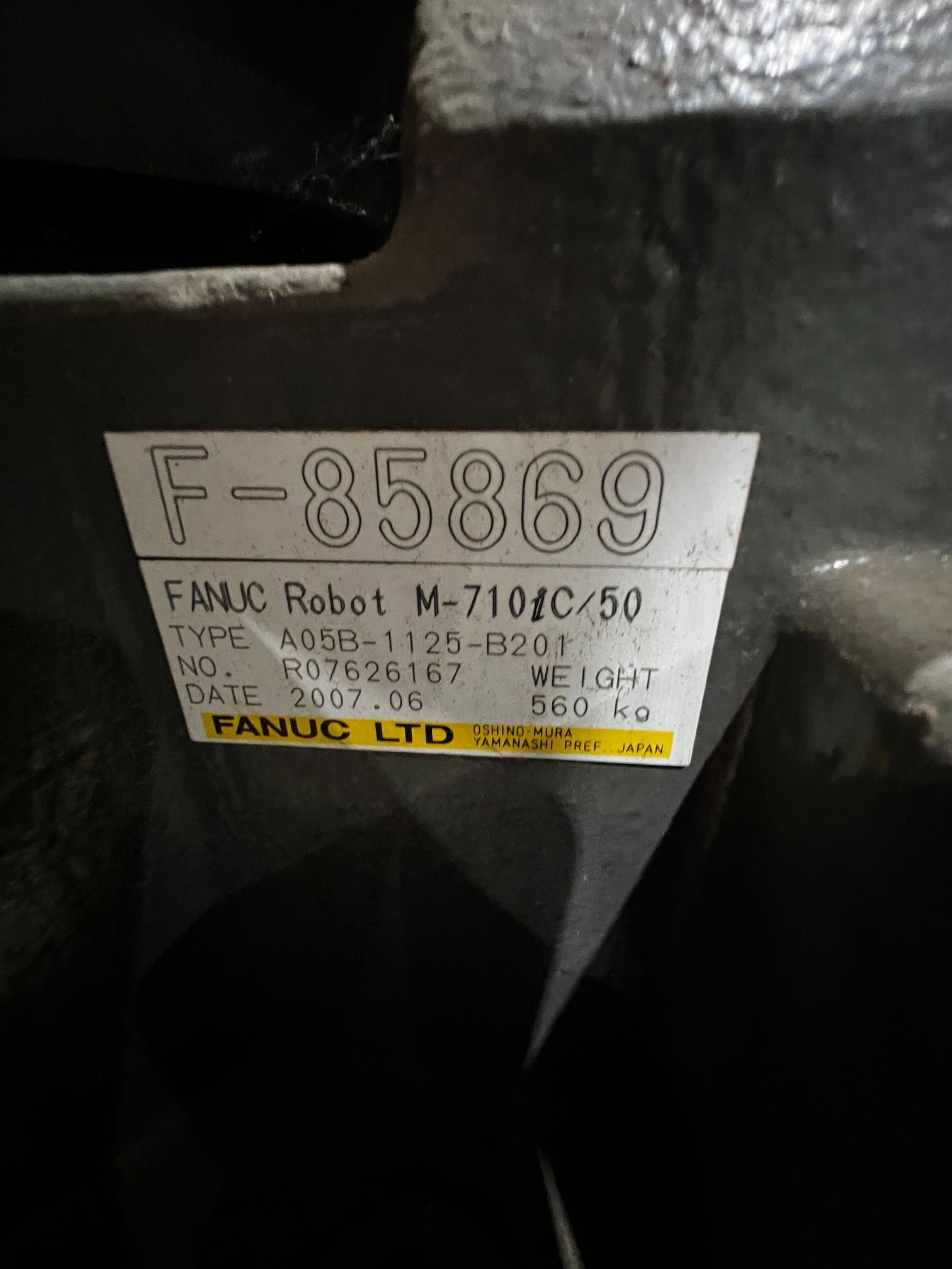 FANUC M-710iC/50 Complete With R-30iA Controller USED 4