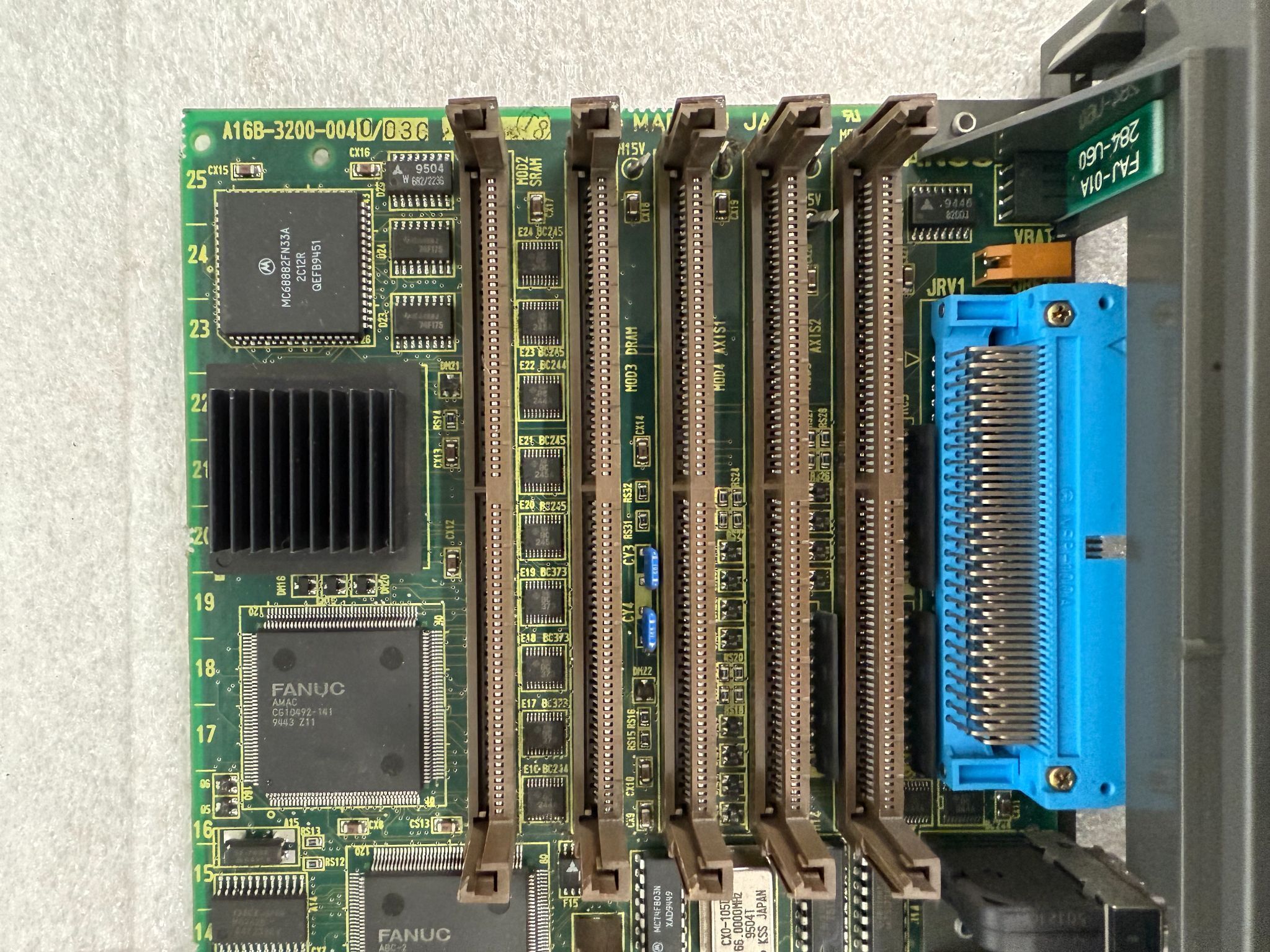FANUC A16B-3200-0040/03C PCB - R-J2 Main CPU USED 4