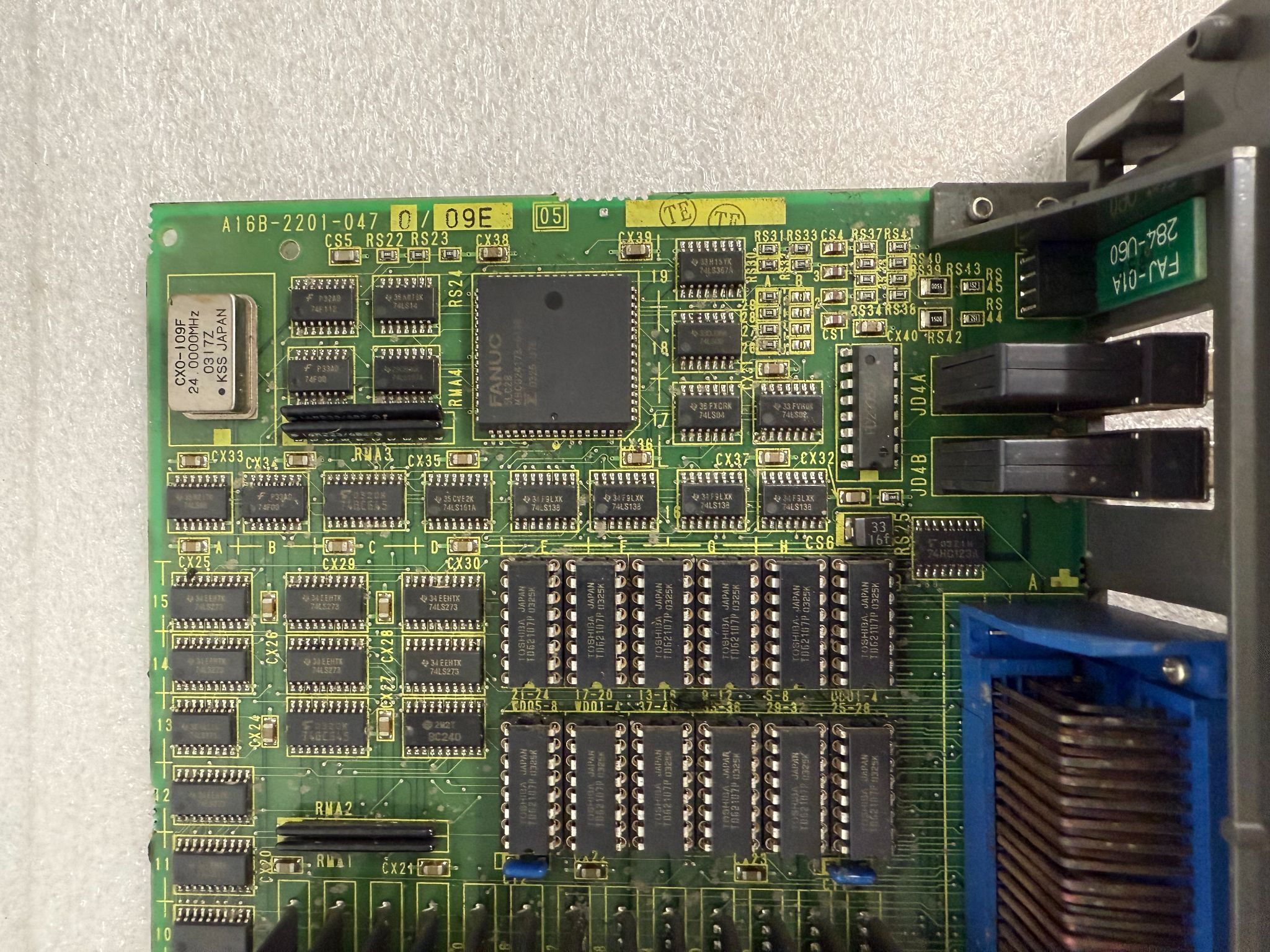 FANUC A16B-2201-0470/09E PCB - I/O Processor Module USED 4