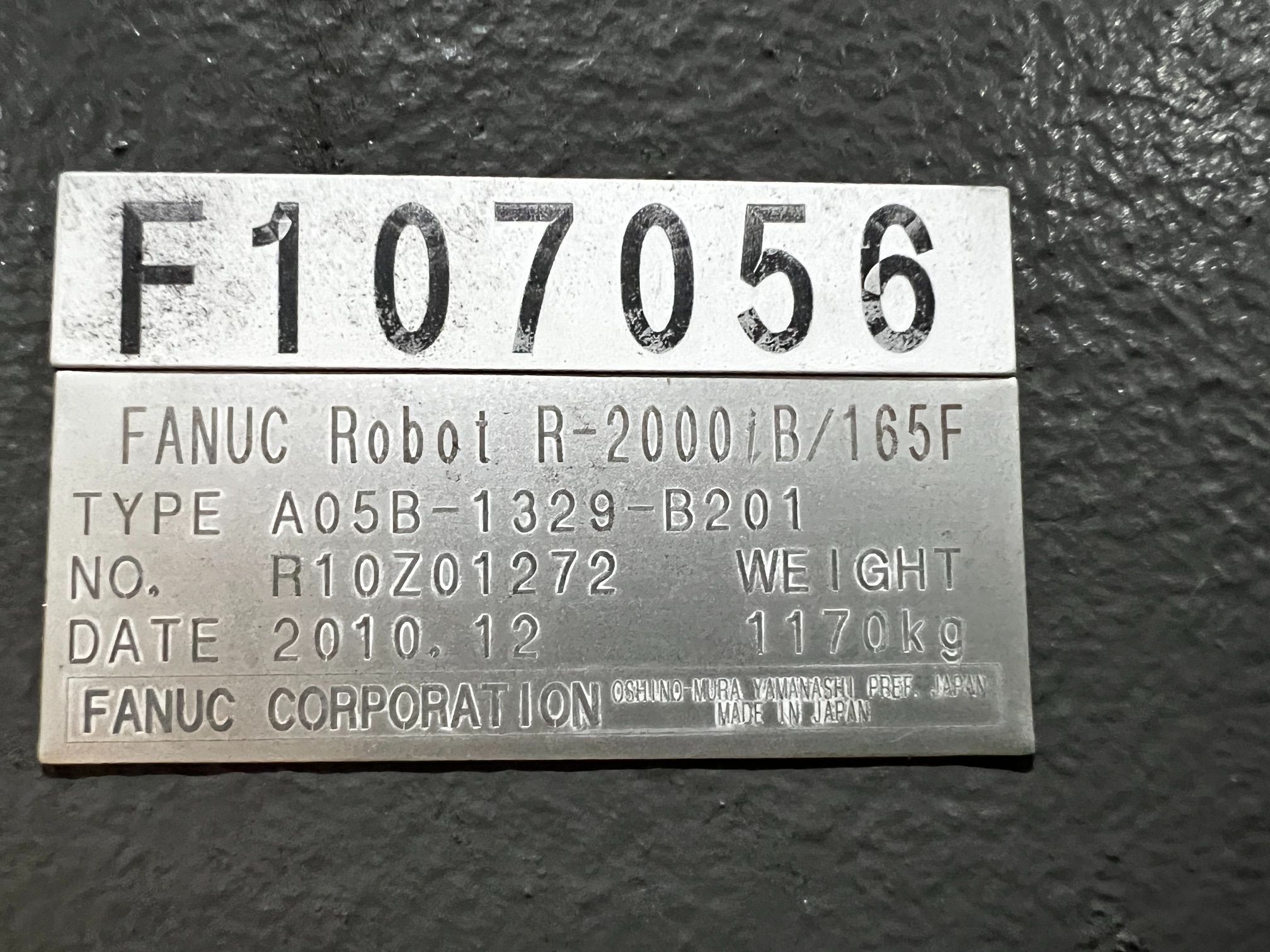 FANUC R-2000iB/165F Complete With R-30iA Controller USED 2