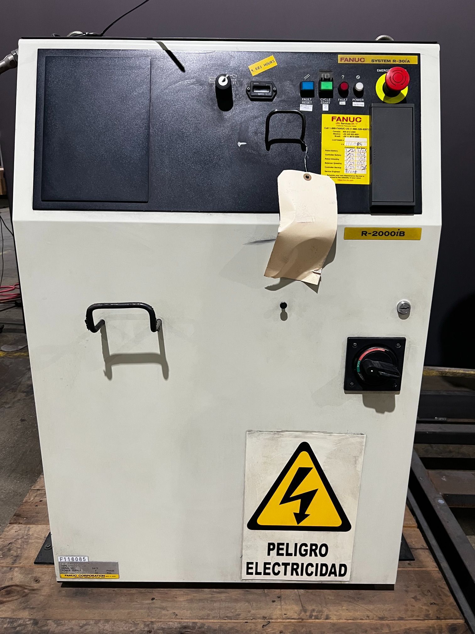 FANUC R-2000iB/165F Complete with R-30iA Controller USED 4