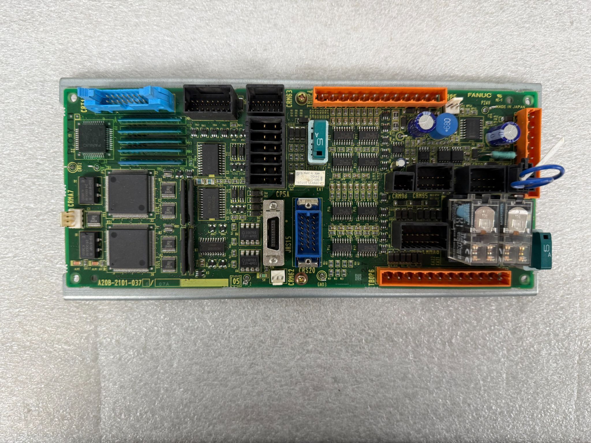 FANUC A20B-2101-0370 PCB - R-30iA Operator Control Board USED 0
