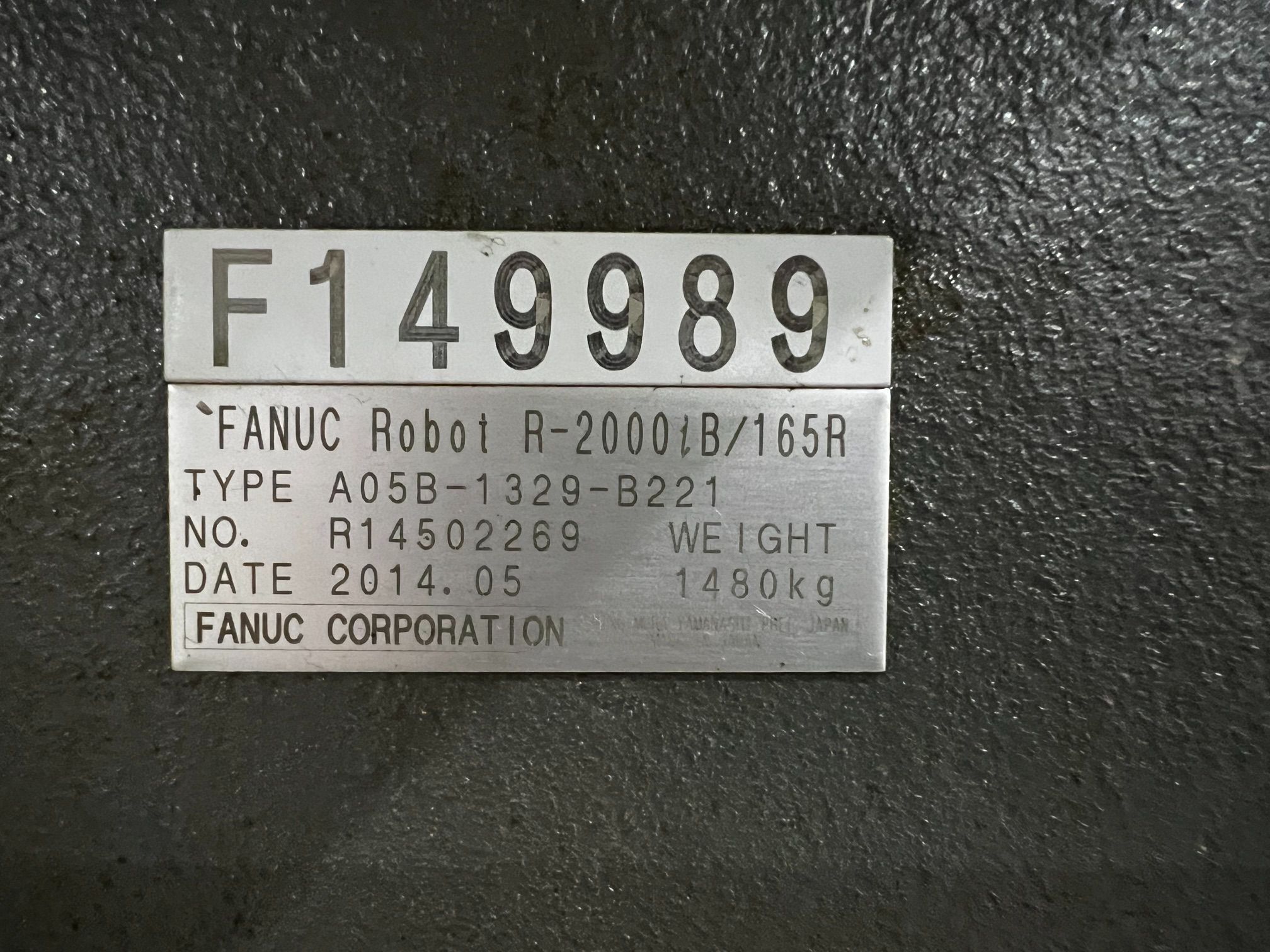 FANUC R-2000iB/165R Complete With R-30iB Controller USED 3