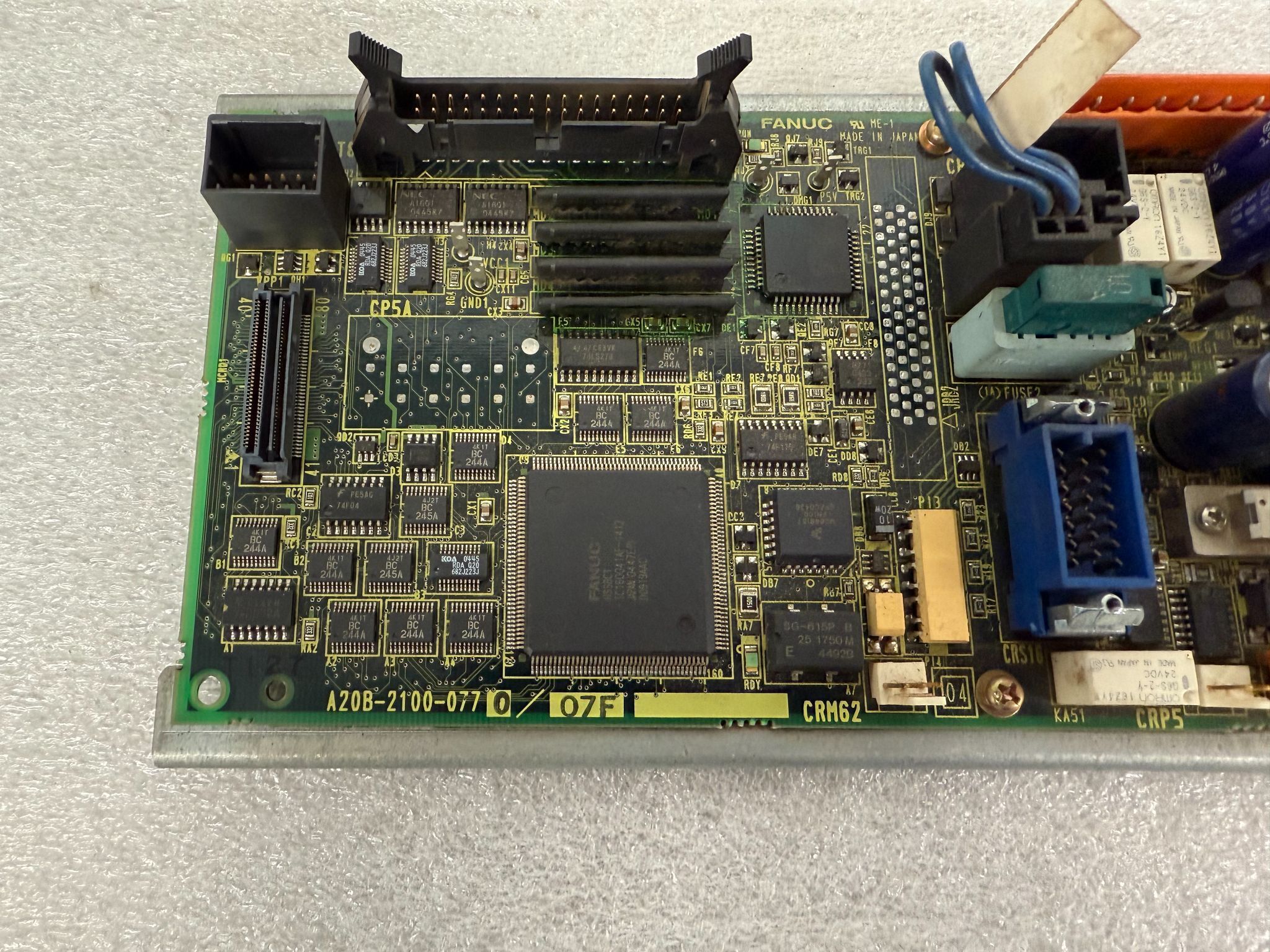FANUC A20B-2100-0770 /07F PCB - R-J3iB Operator Control Board USED 1