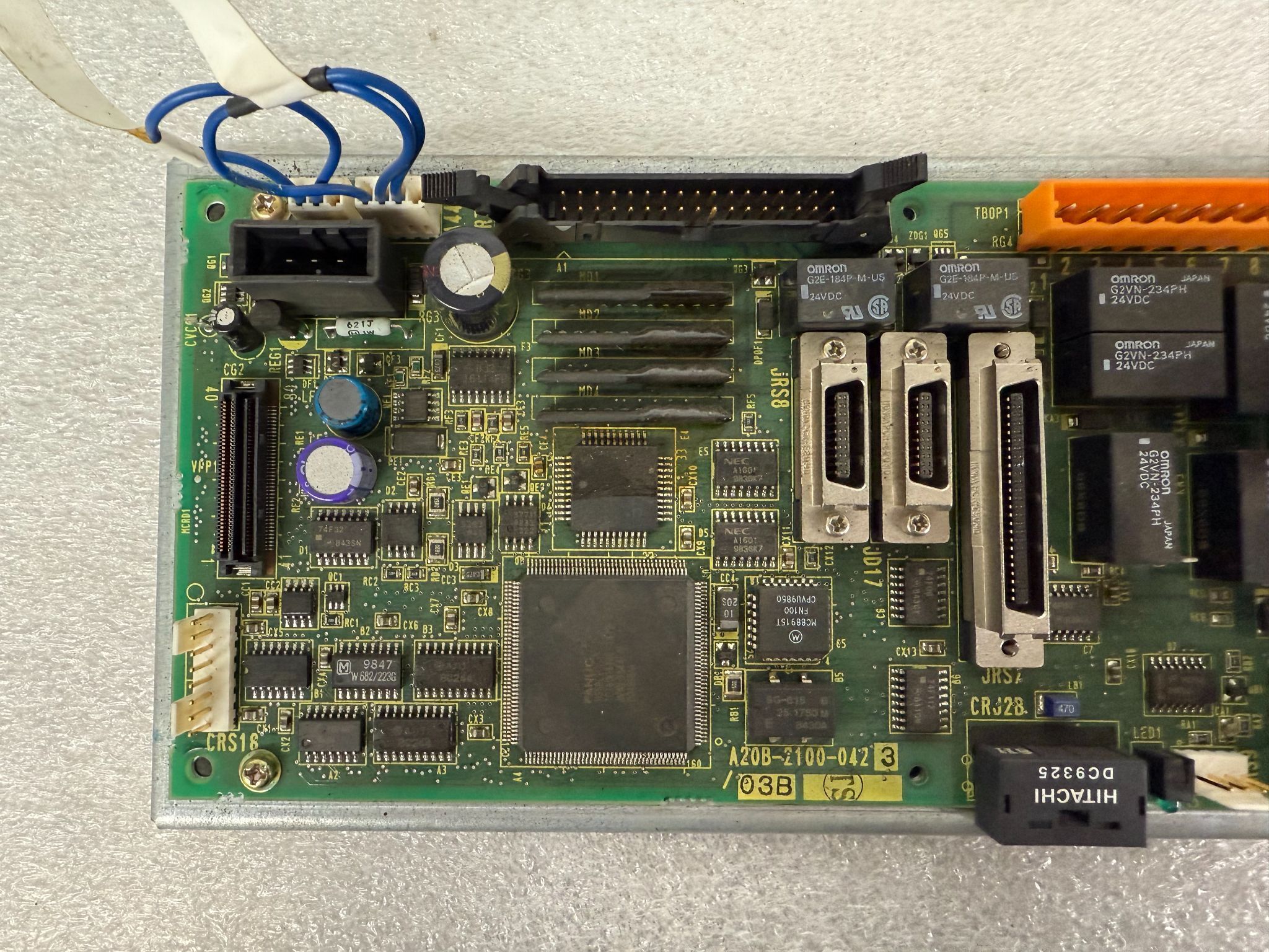 FANUC A20B-2100-0423/03B PCB - Operator Control Board USED 1