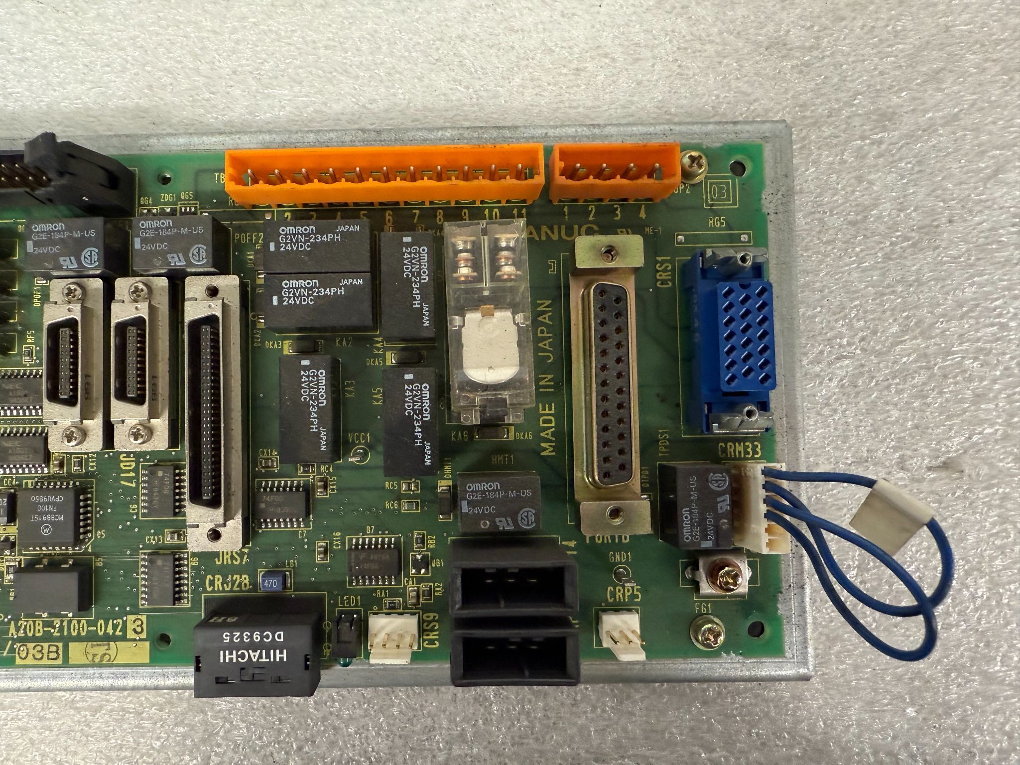 FANUC A20B-2100-0423/03B PCB - Operator Control Board USED 2