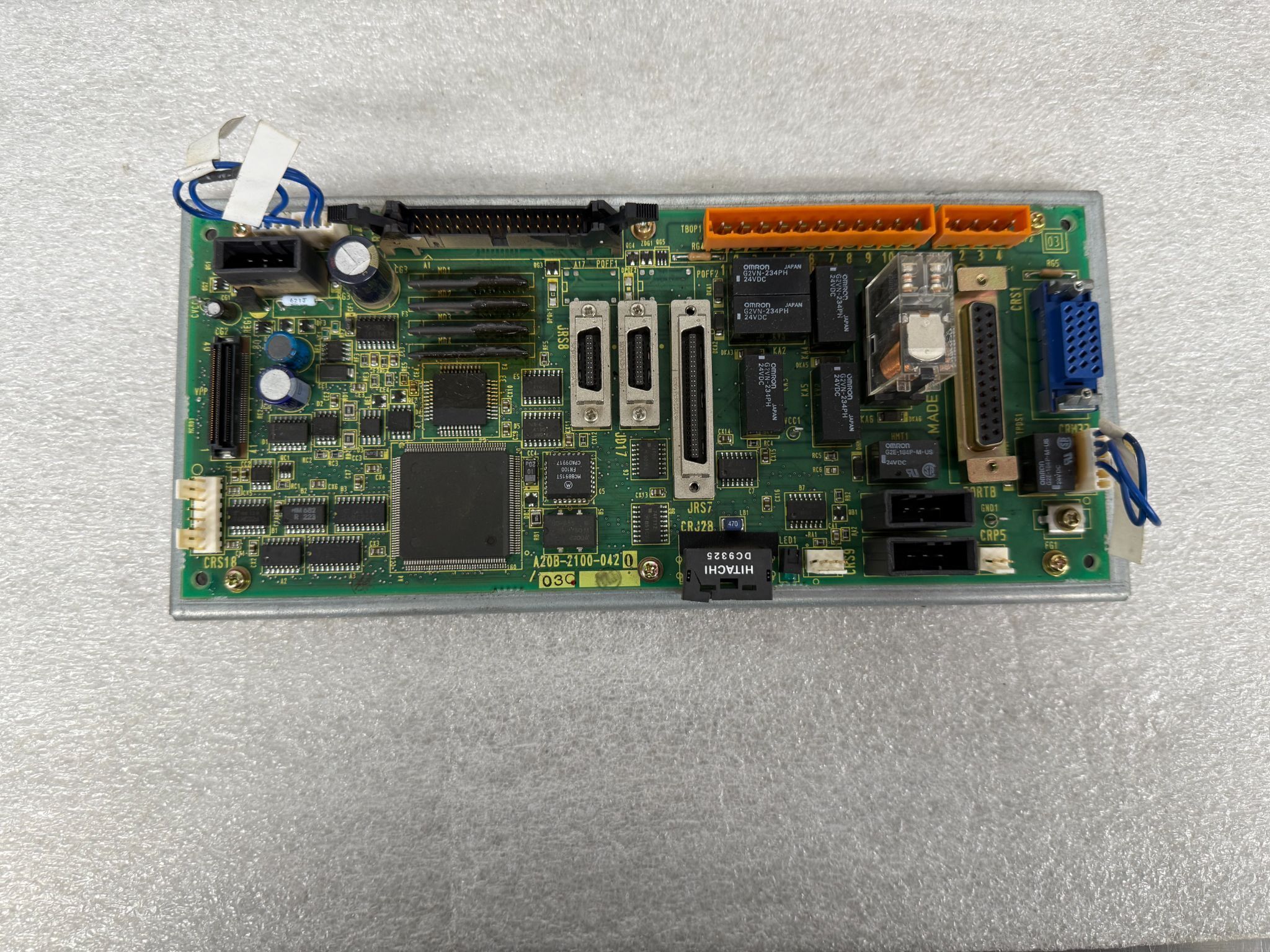 FANUC A20B-2100-0420/03C PCB - (OP A) Operator Control Board USED 0