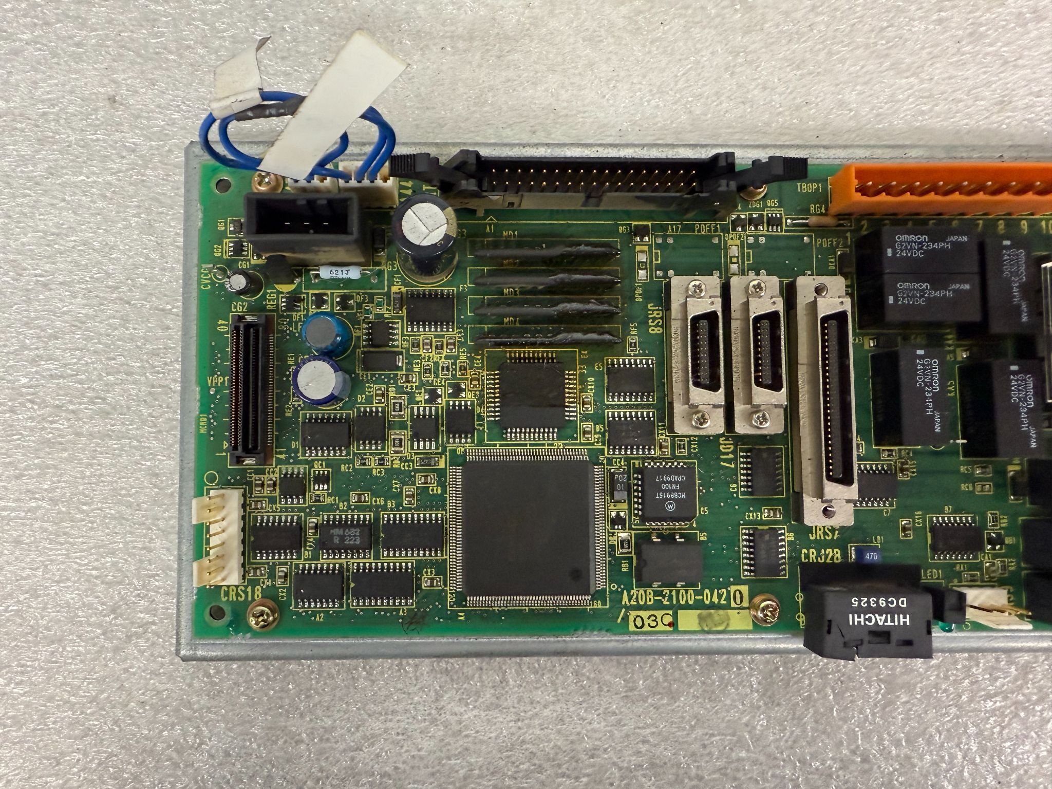 FANUC A20B-2100-0420/03C PCB - (OP A) Operator Control Board USED 1