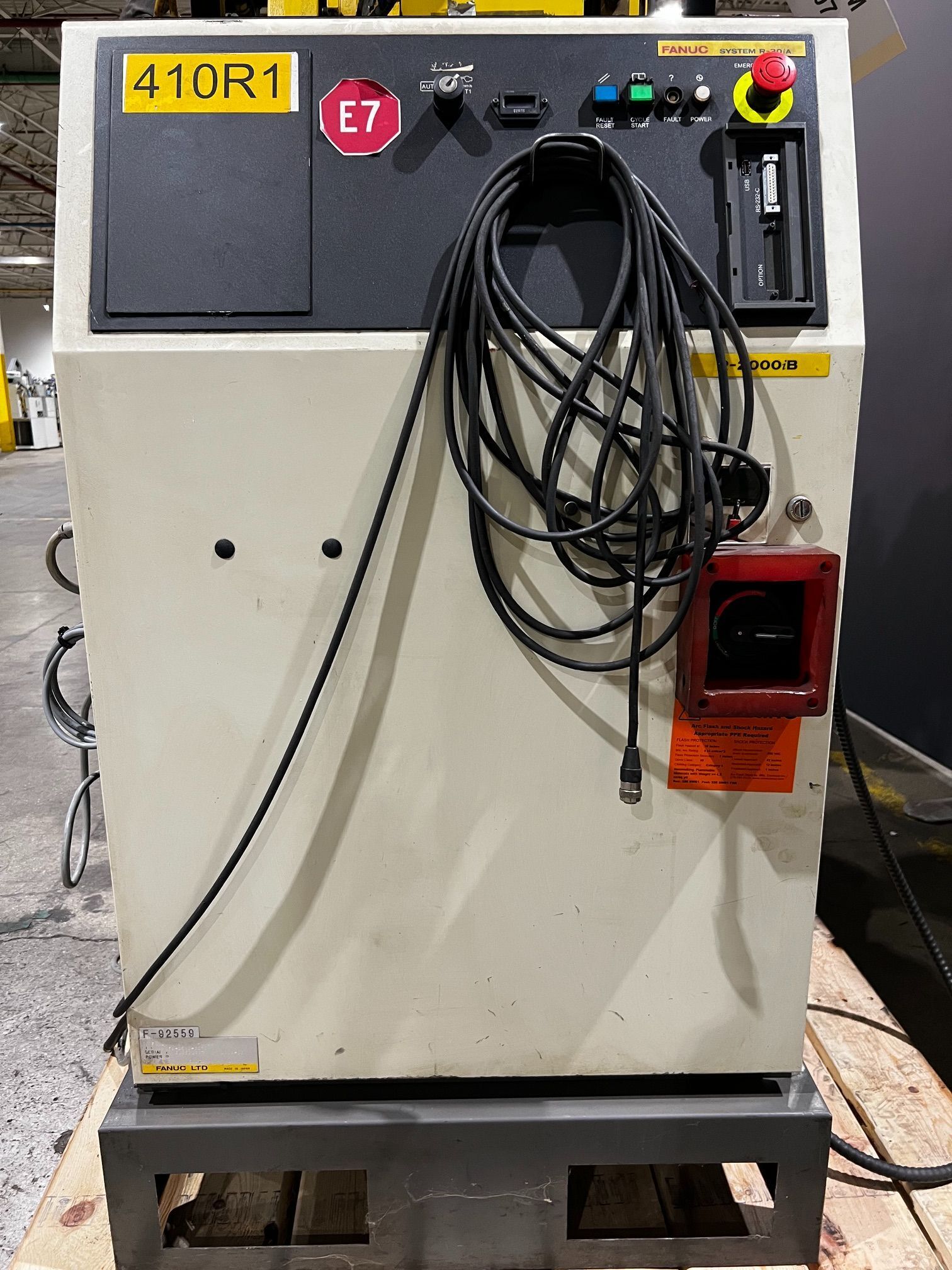 FANUC R-2000iB/210F Complete With R-30iA Controller & WTC 5003 Weld Inverter USED 9
