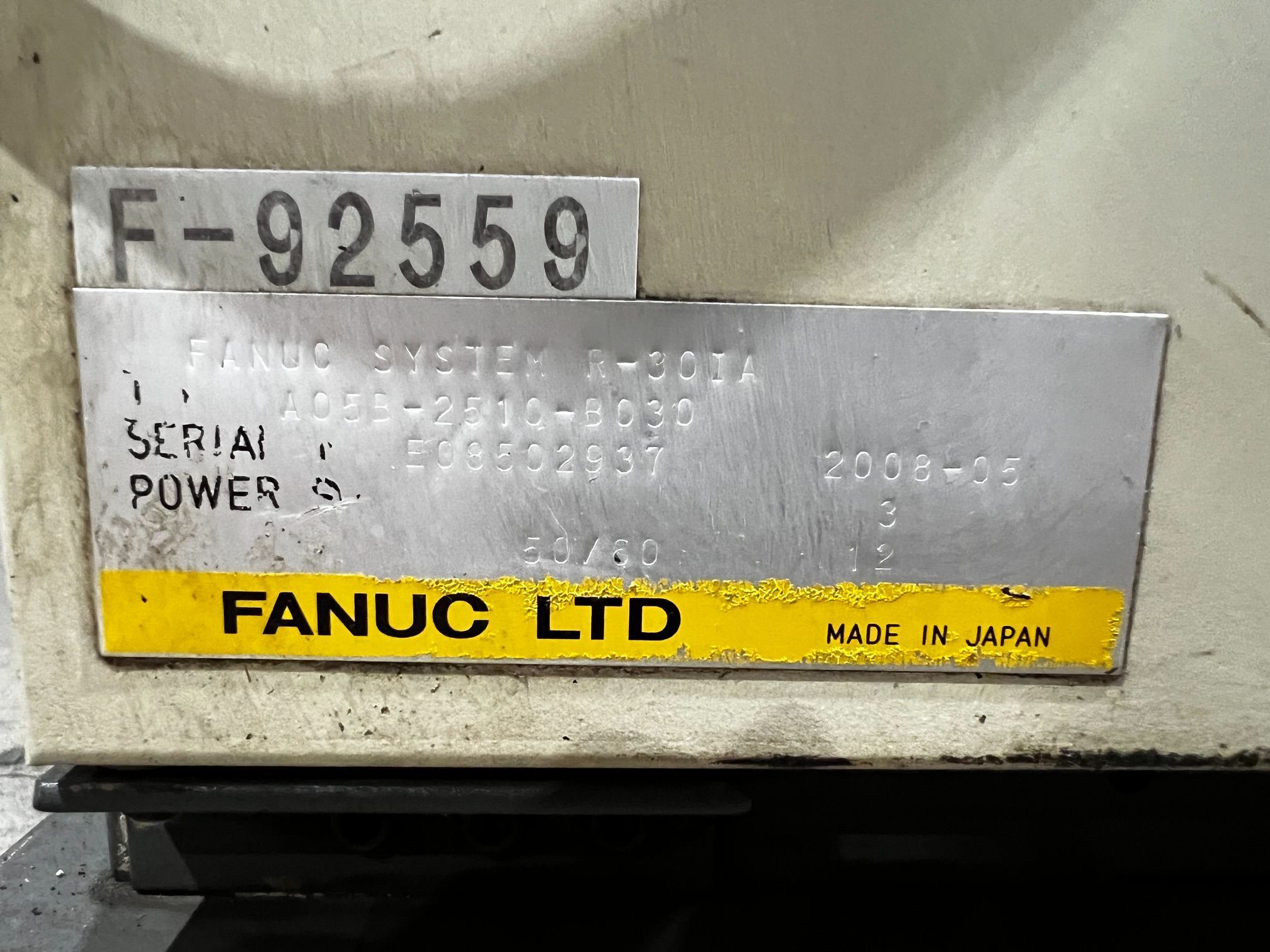 FANUC R-2000iB/210F Complete With R-30iA Controller & WTC 5003 Weld Inverter USED 11
