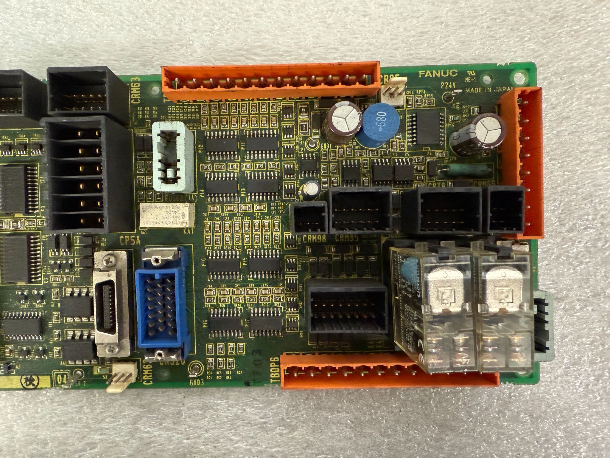 FANUC A20B-2101-0370 PCB - R-30iA Operator Control Board USED 2