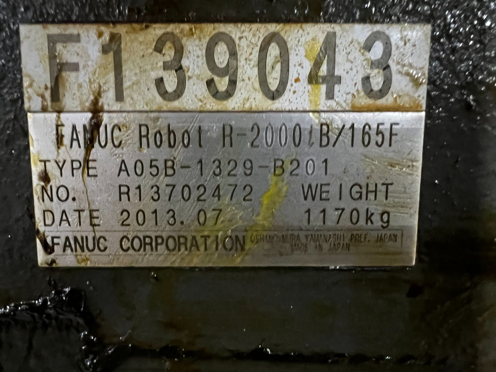FANUC R-2000iB/165F Complete With R-30iB Controller USED 4