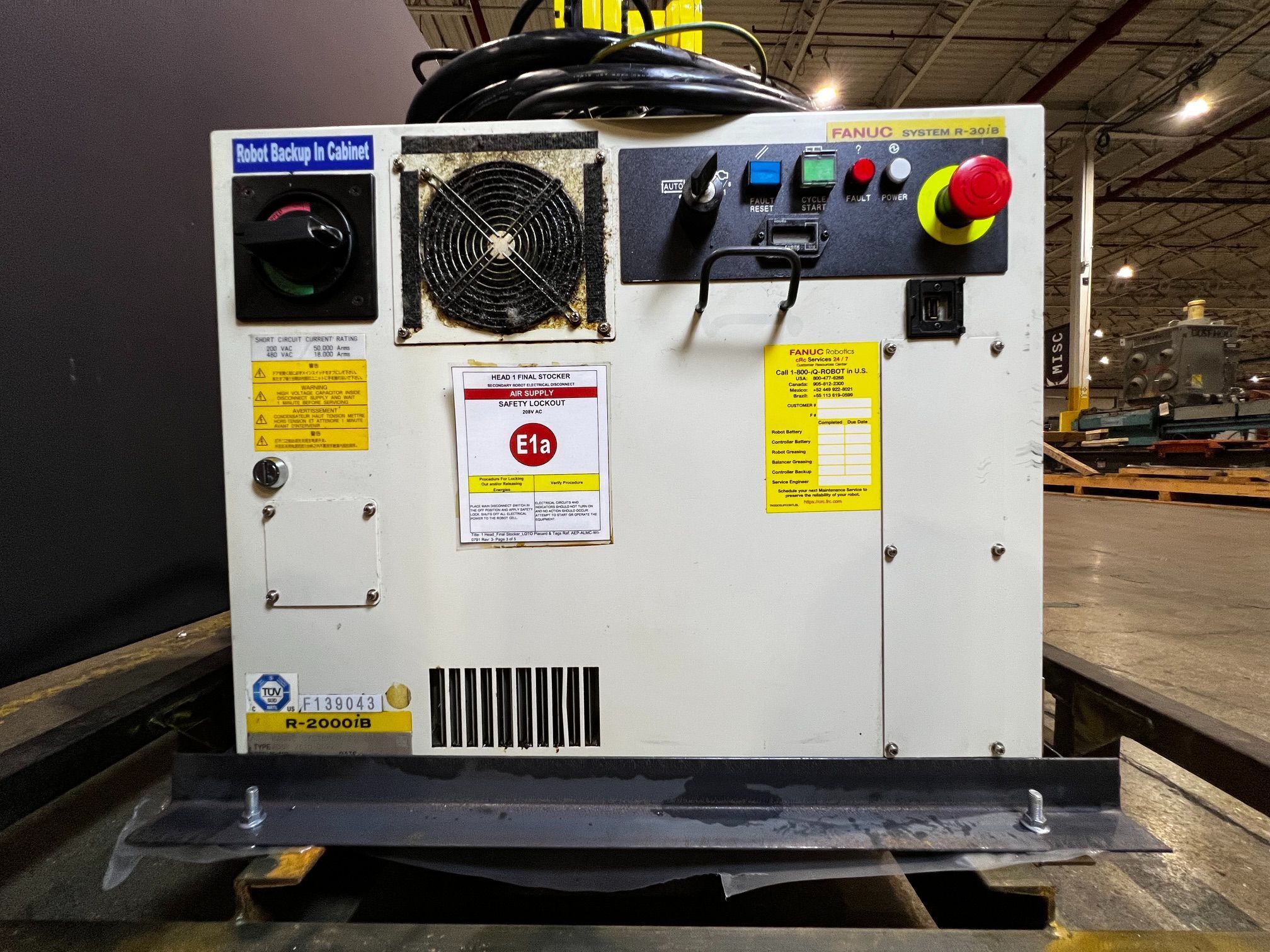 FANUC R-2000iB/165F Complete With R-30iB Controller USED 5