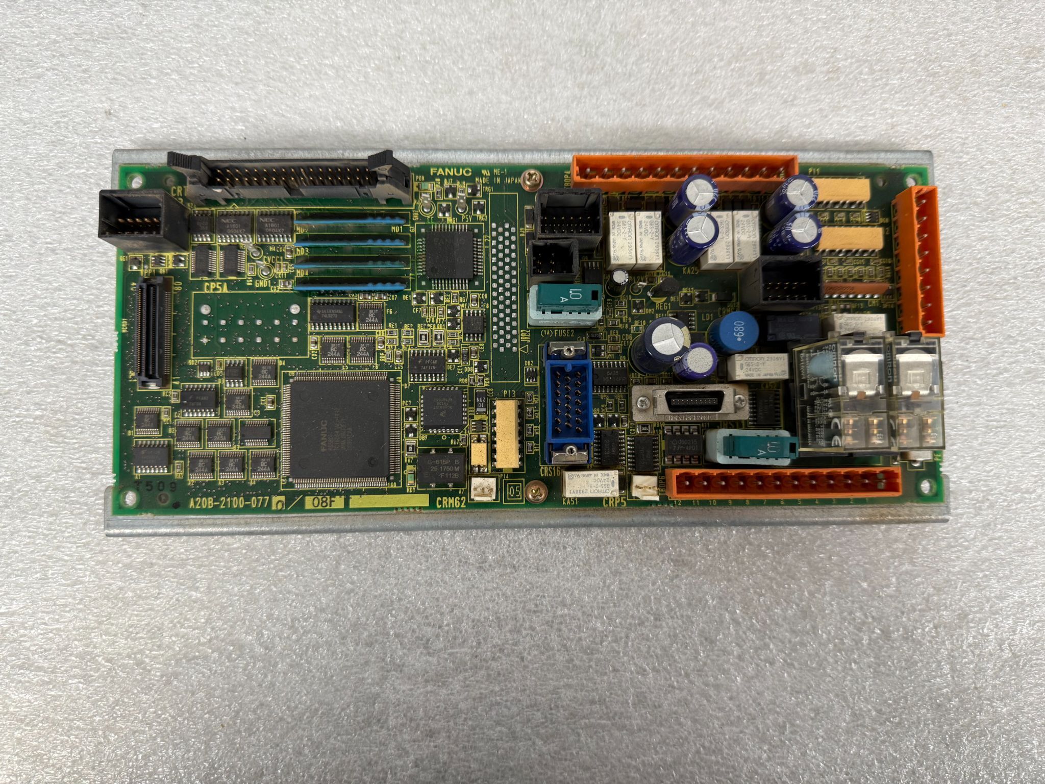 FANUC A20B-2100-0770 /08F PCB - R-J3iB Operator Control Board USED 0