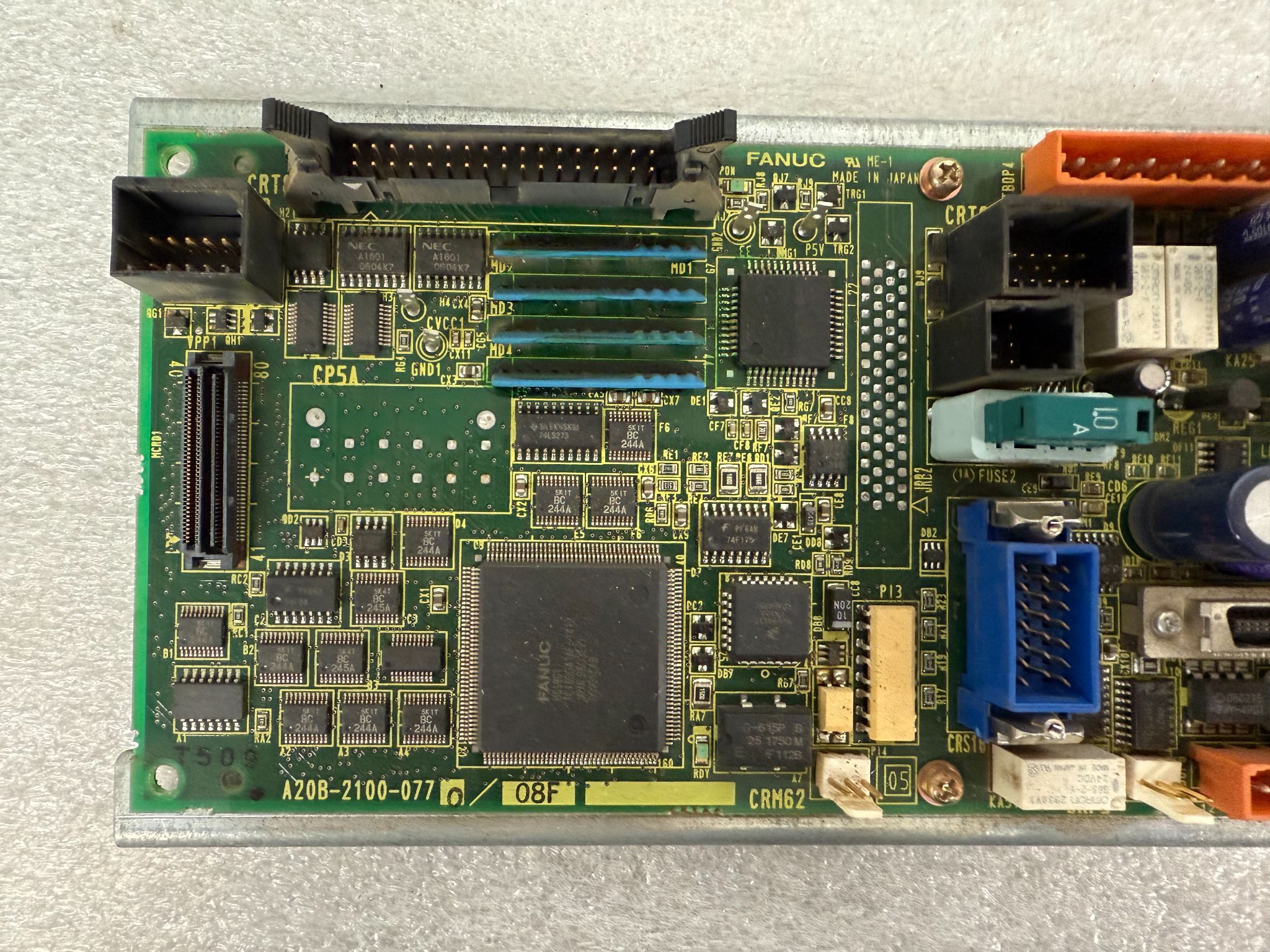 FANUC A20B-2100-0770 /08F PCB - R-J3iB Operator Control Board USED 1