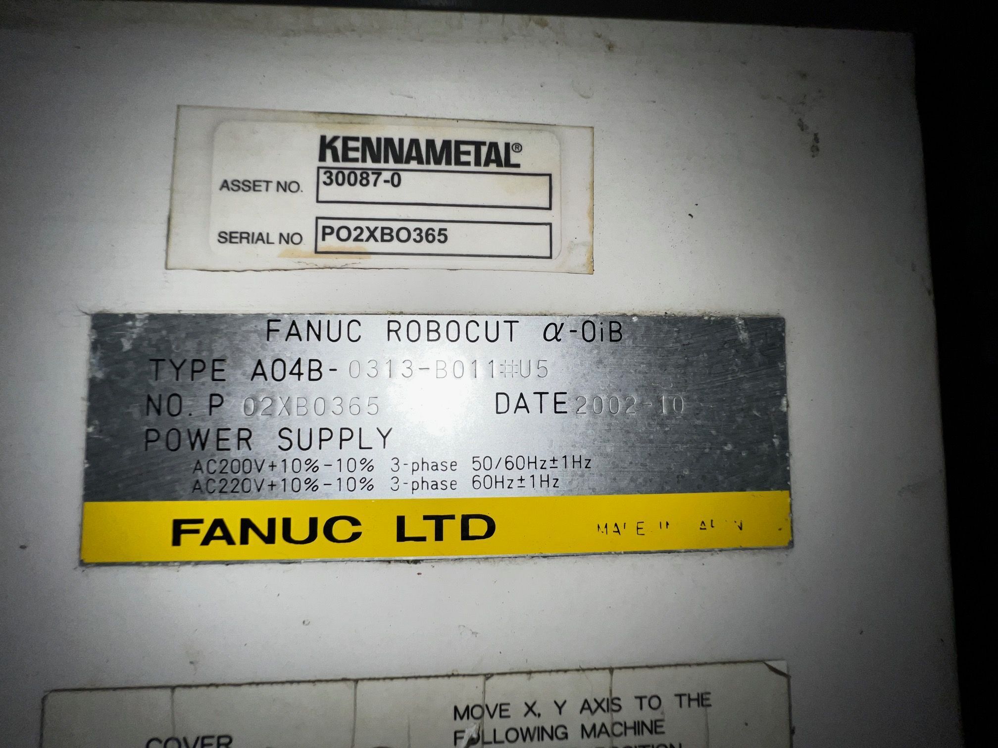FANUC ROBOCUT Alpha-0iB A04B-0313-B011#U5 Wire EDM USED 23