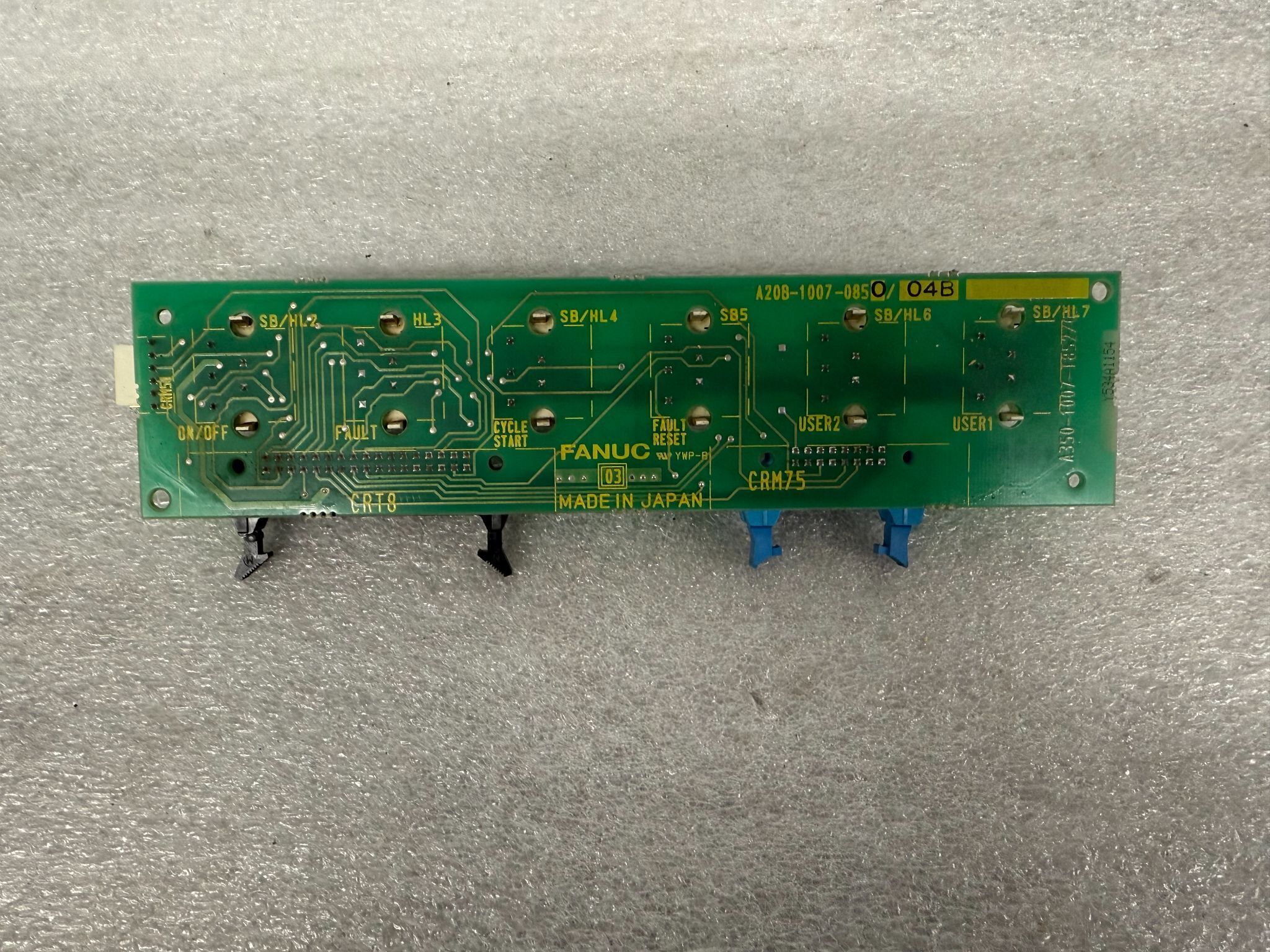 FANUC A20B-1007-0850/04B PCB - Operator Panel I/O Board USED 2