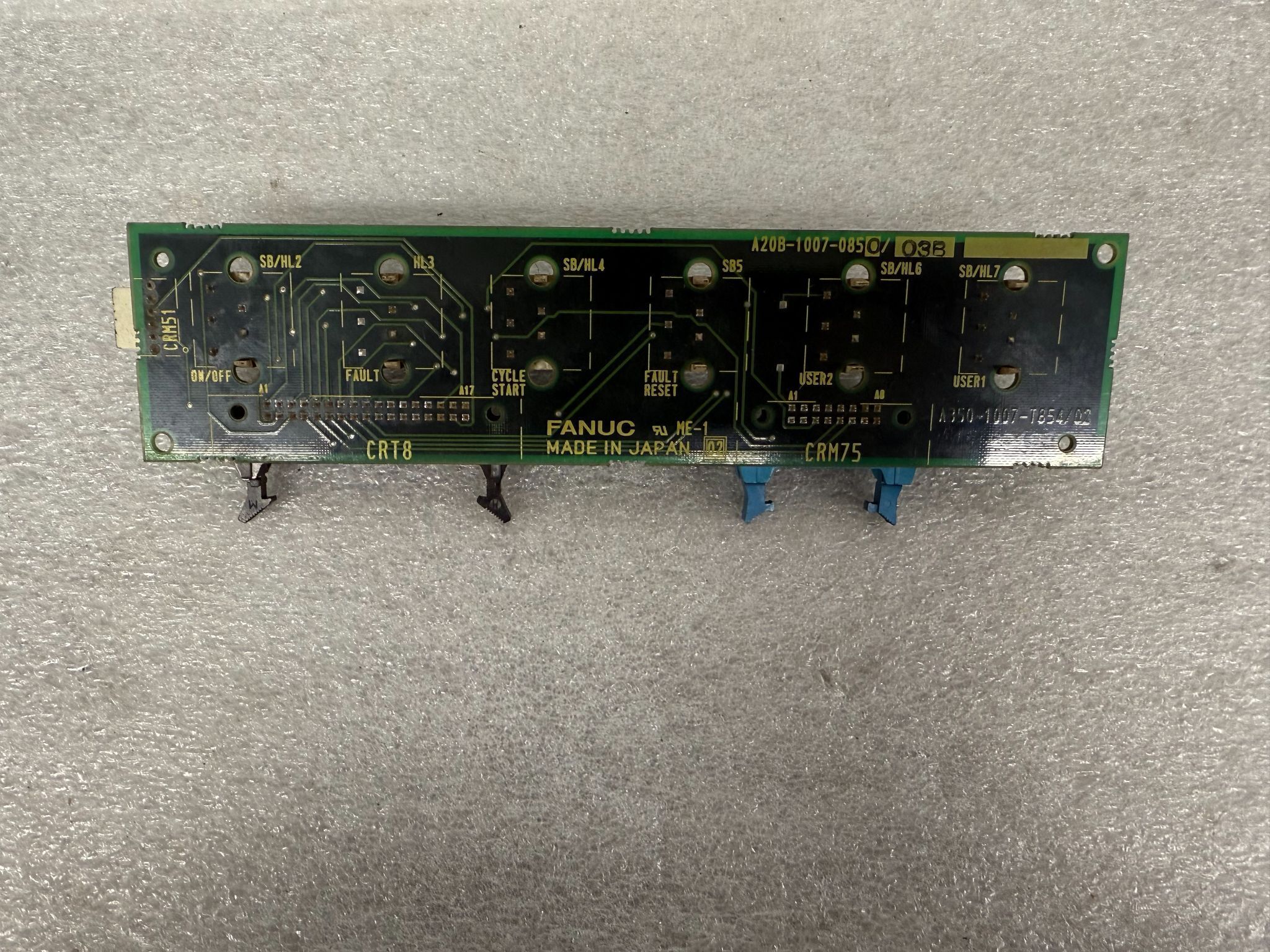 FANUC A20B-1007-0850/03B PCB - Operator Panel I/O Board USED 1