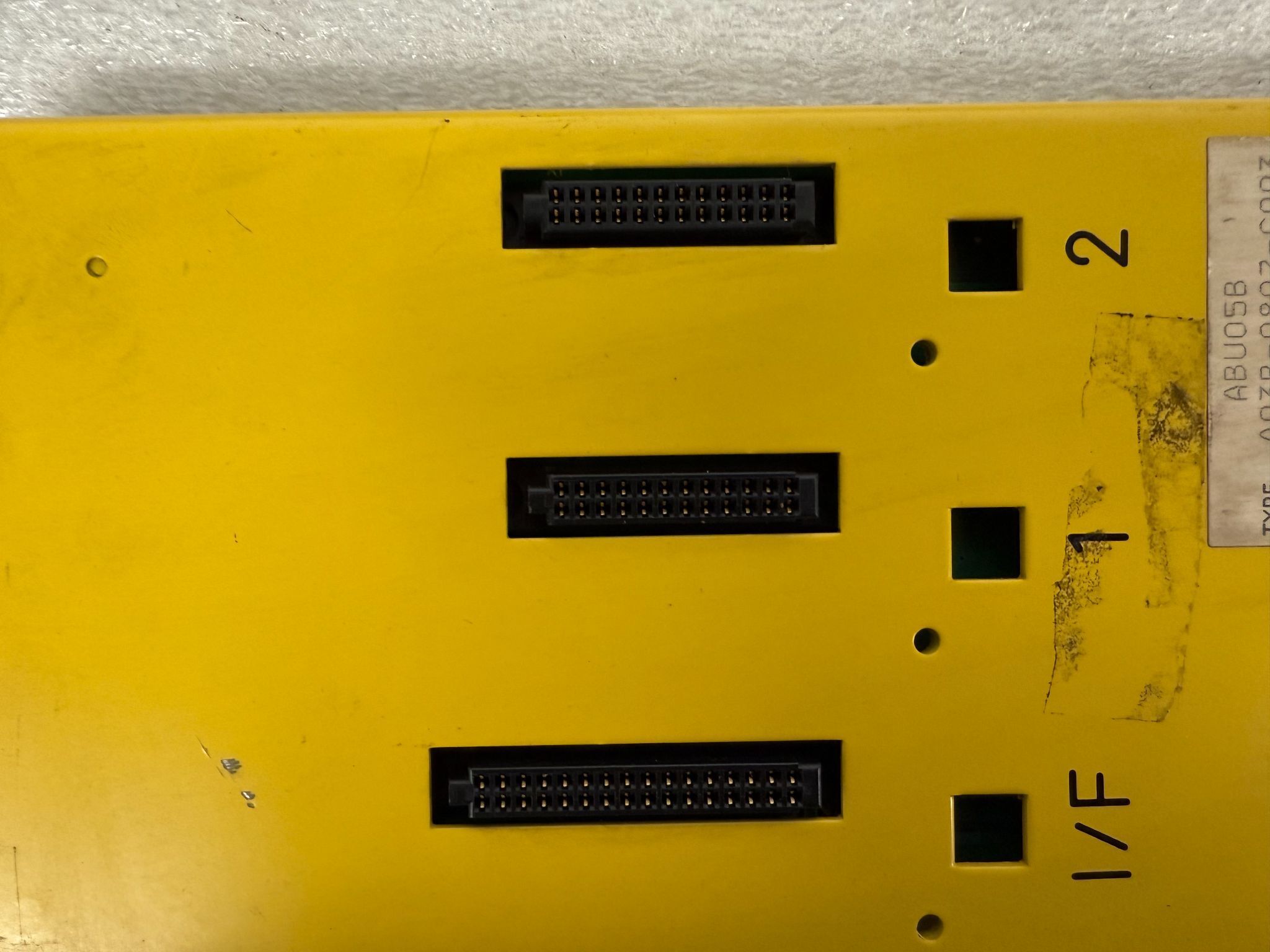 FANUC A03B-0807-C003 5 Slot ABU05B I/O Module Base Unit USED 2