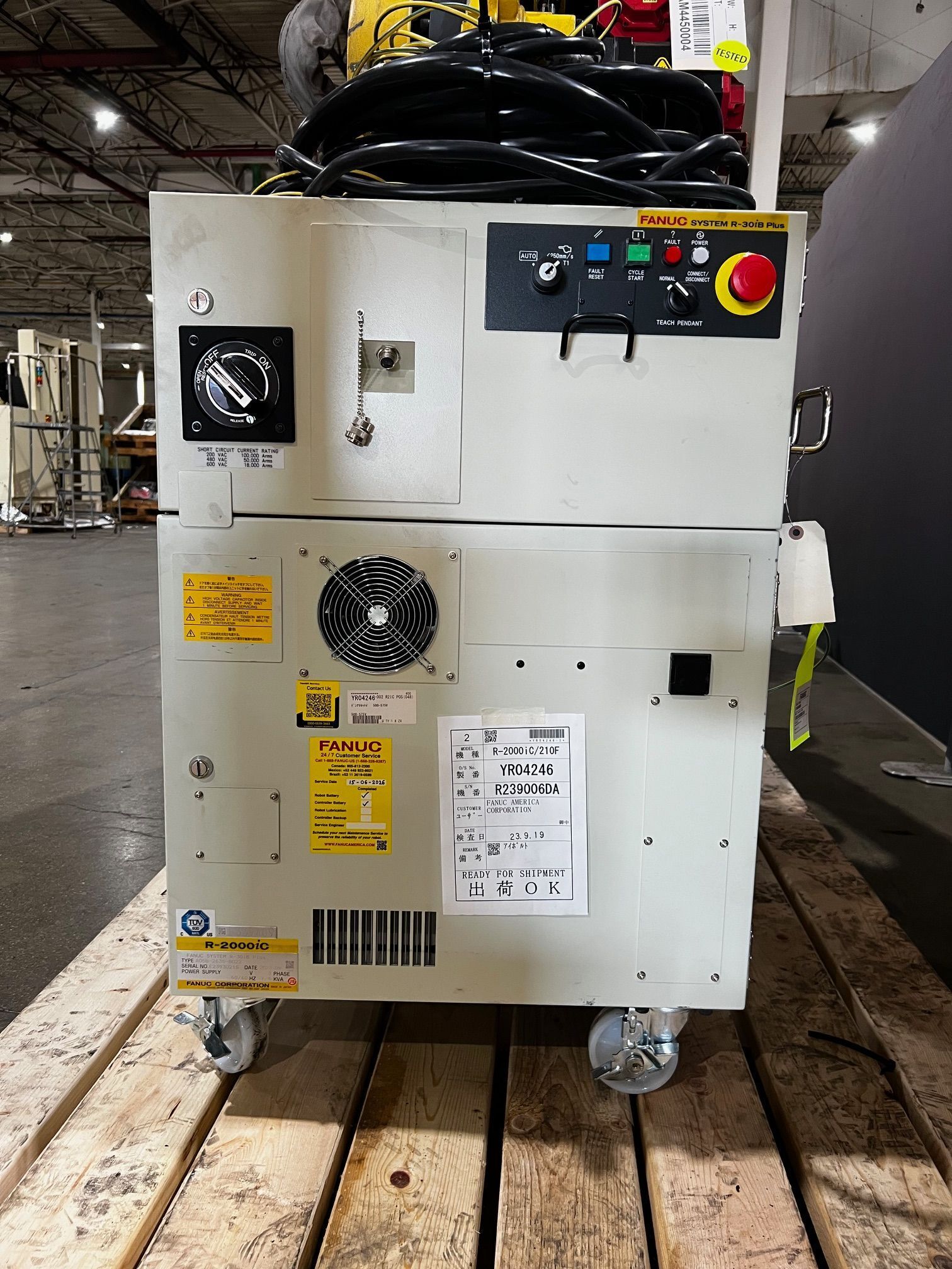 FANUC R-2000iC/210F Robot With R-30iB Plus Controller USED 4