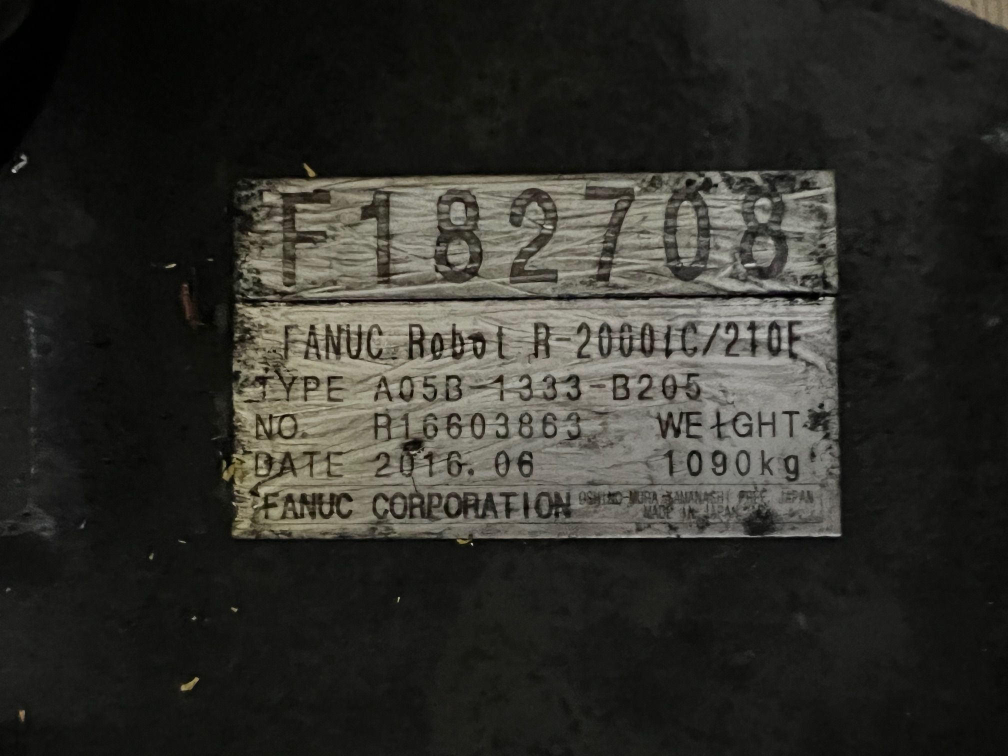 FANUC R-2000iC/210F Robot With R-30iB Plus Controller USED 4