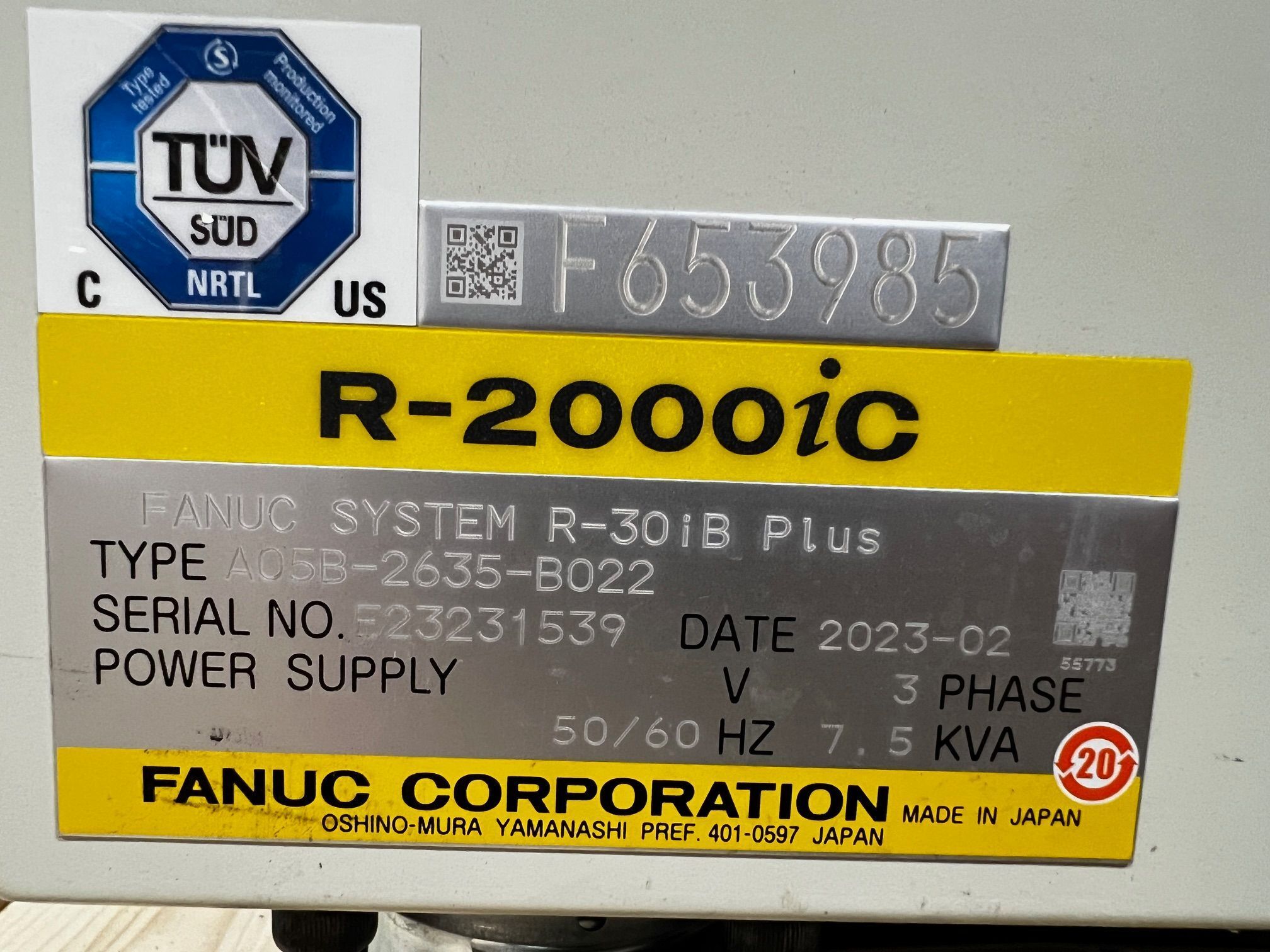 FANUC R-2000iC/210F Robot With R-30iB Plus Controller USED 7