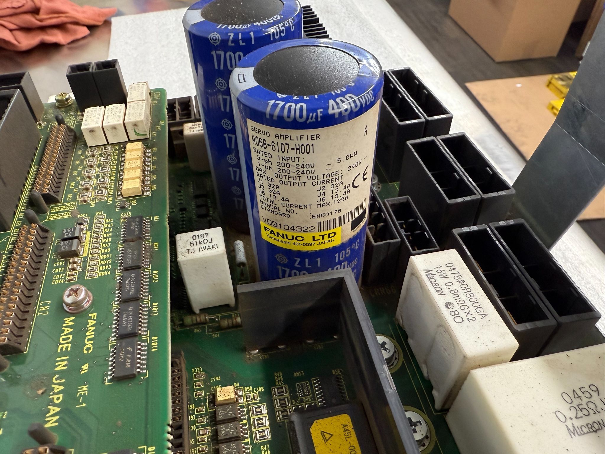 FANUC A06B-6107-H001 (A) 6-Axis Servo Amplifier USED 5