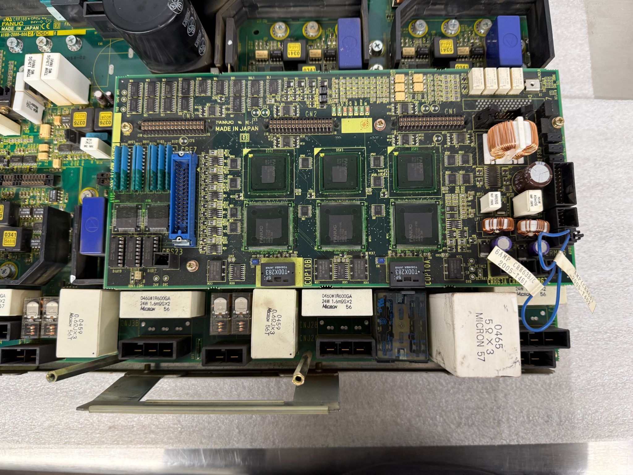 FANUC A06B-6105-H002 6-Axis Servo Amplifier USED 1