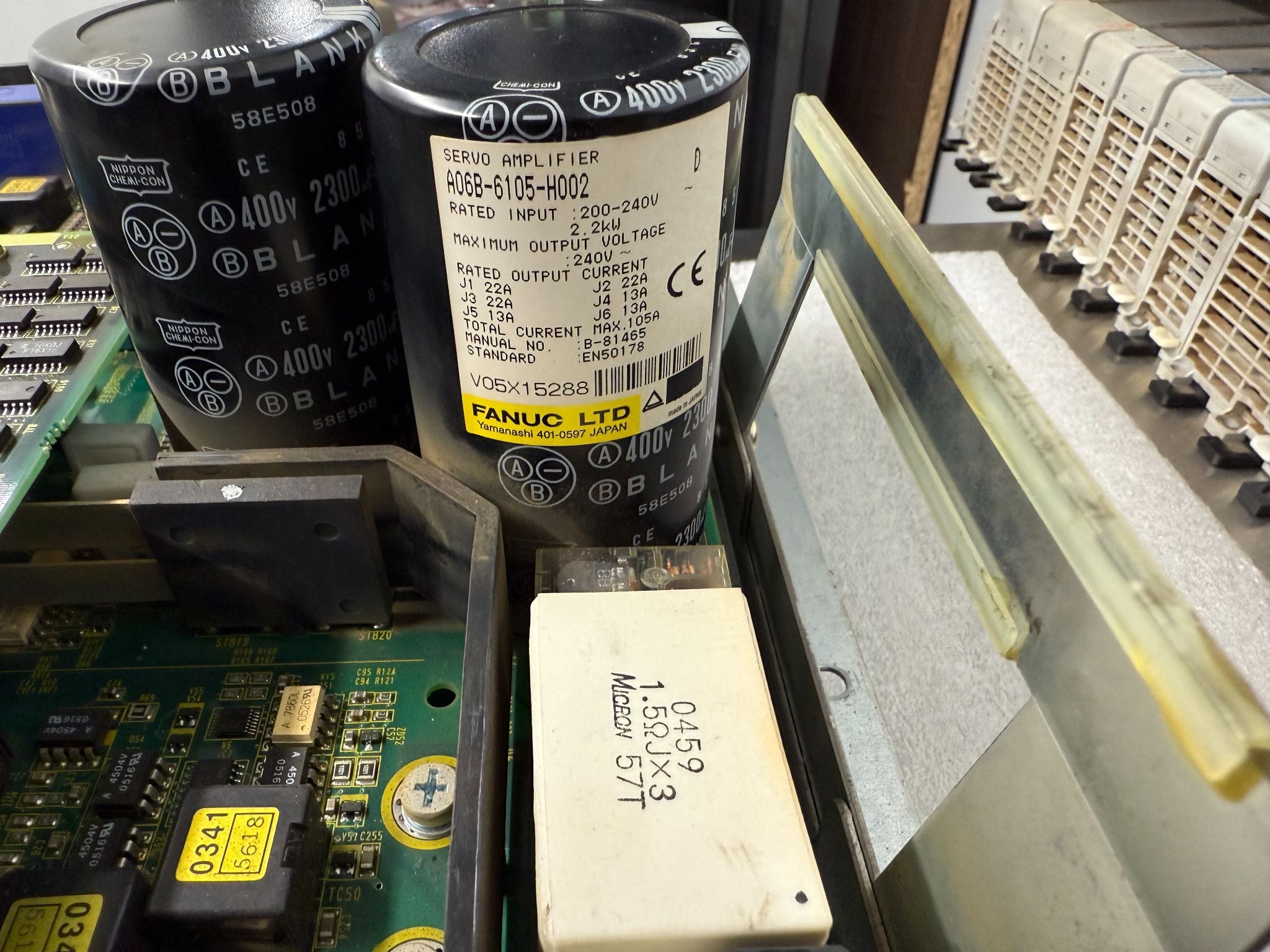 FANUC A06B-6105-H002 6-Axis Servo Amplifier USED 5