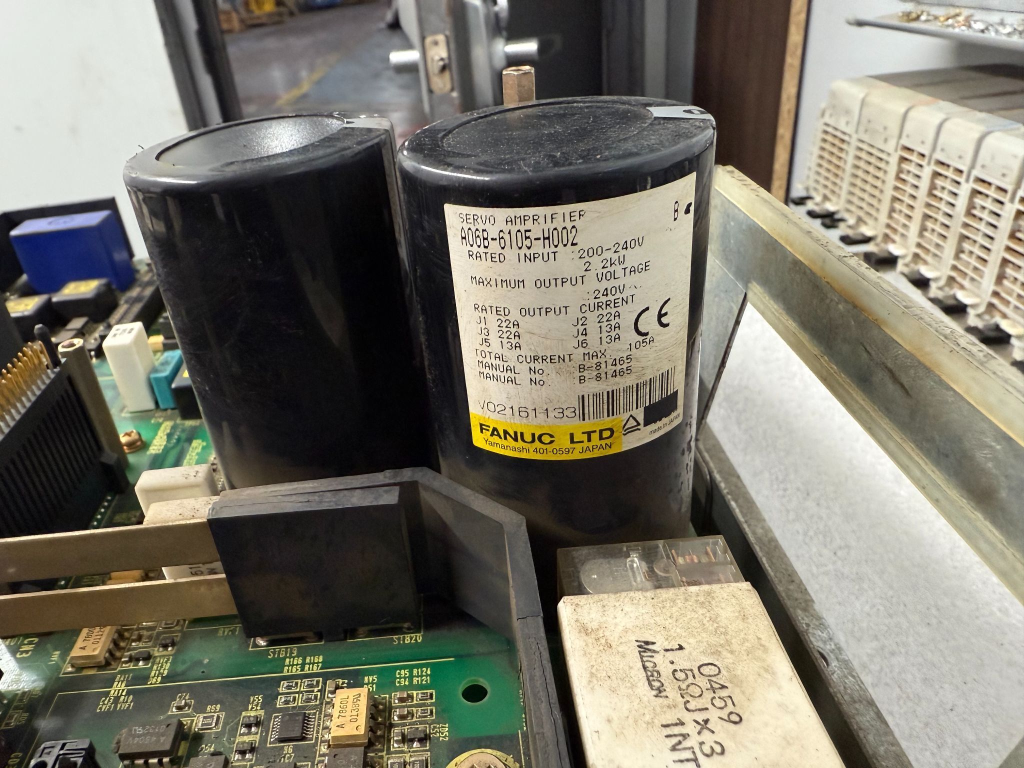 FANUC A16B-2000-0062/04B PCB - 6105 Series (B) Servo Amp USED 4