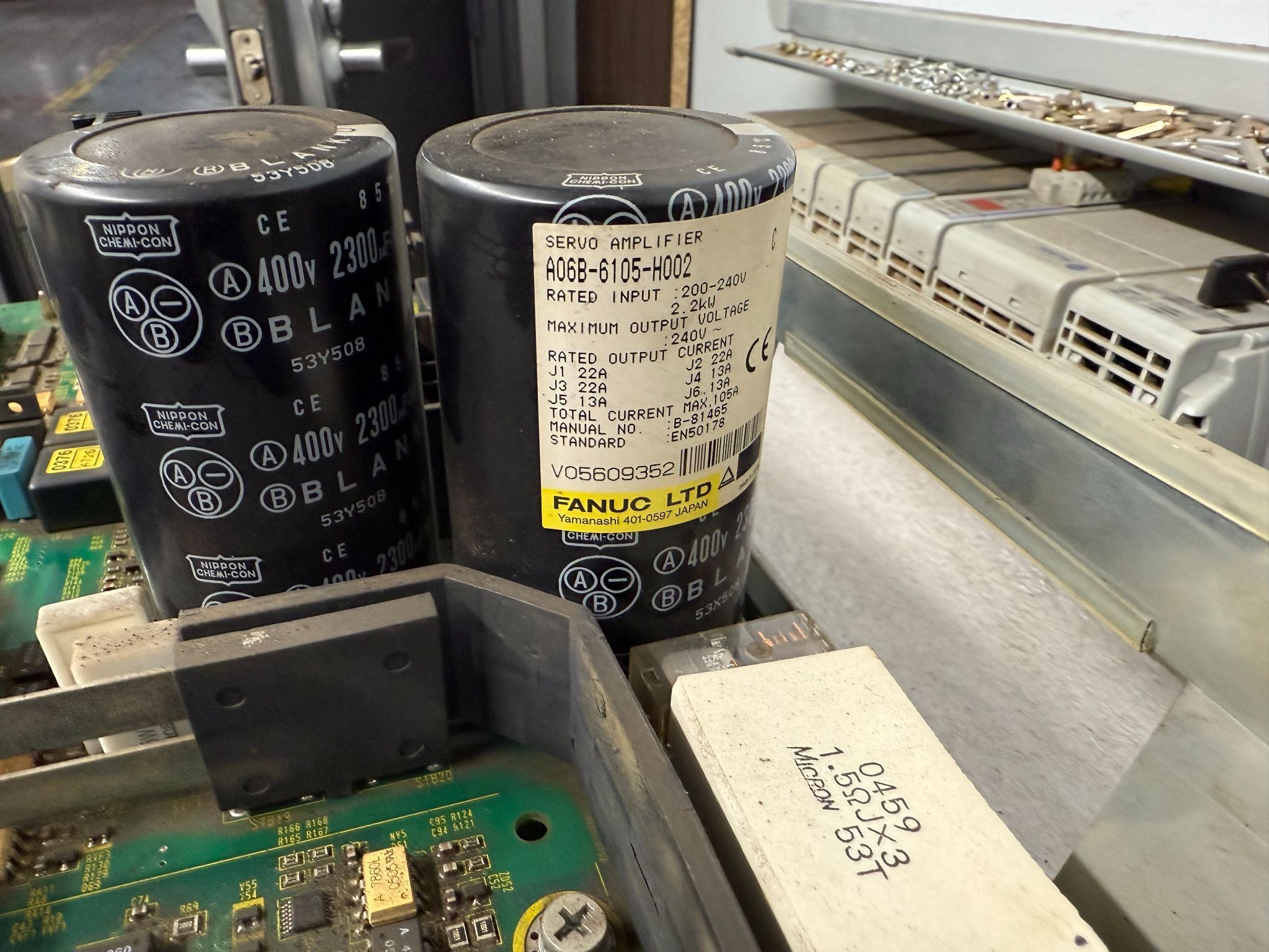FANUC A16B-2000-0062/06C PCB - 6105 Series (C) Servo Amplifier USED 6