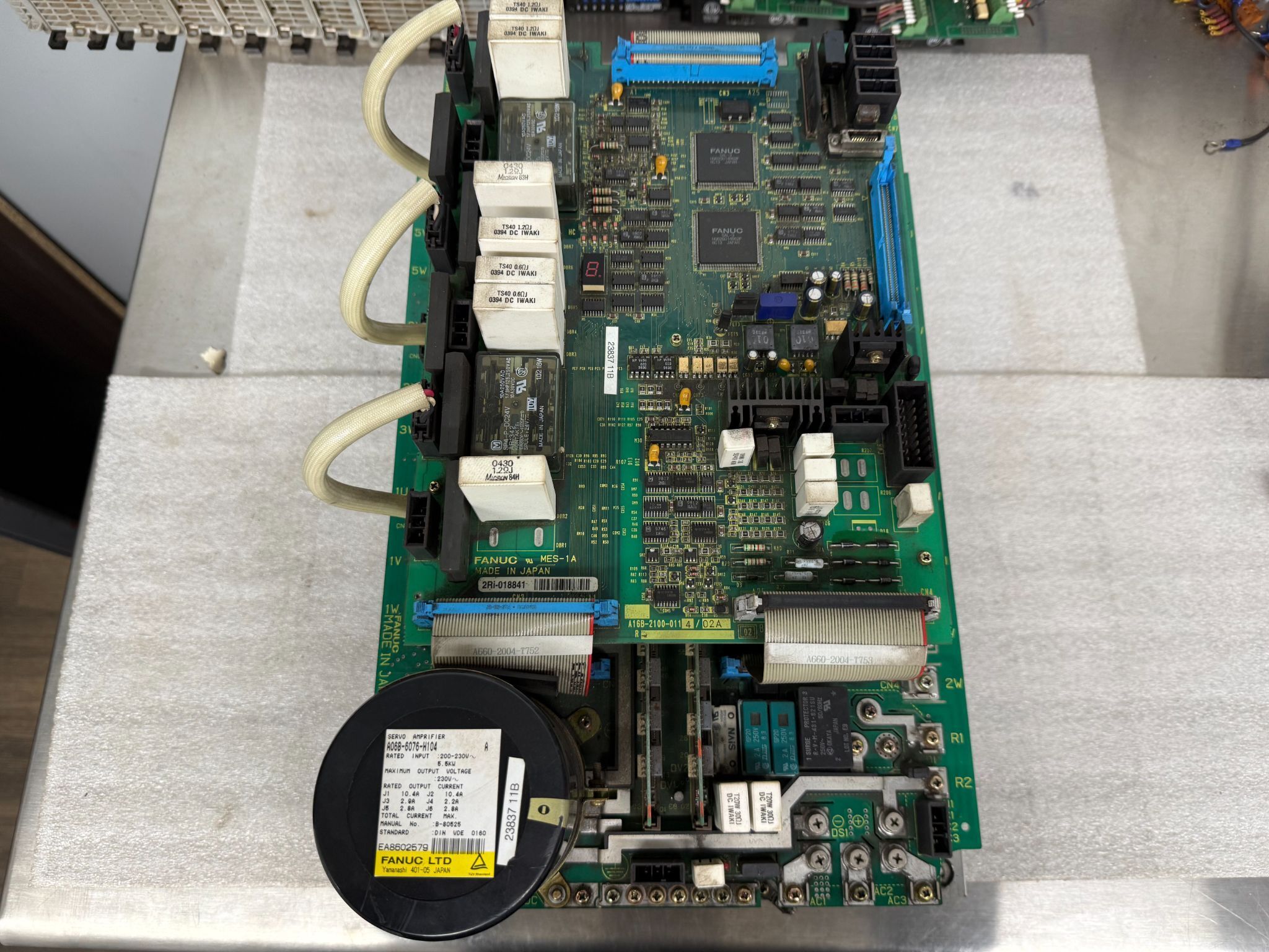 FANUC A06B-6076-H104 (A) 6-Axis Servo Amplifier USED 0