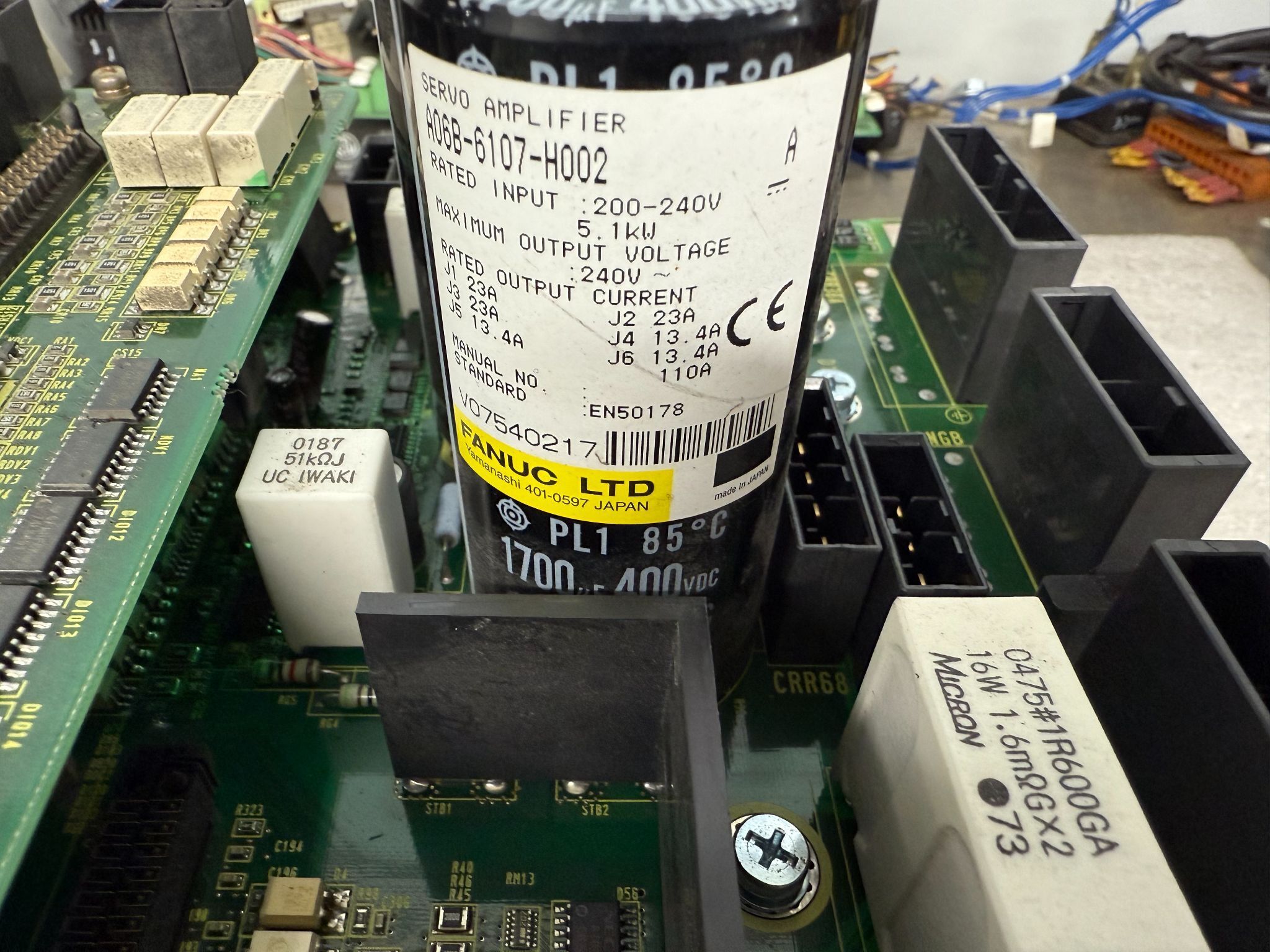 FANUC A06B-6107-H002 6-Axis Servo Amplifier USED 4