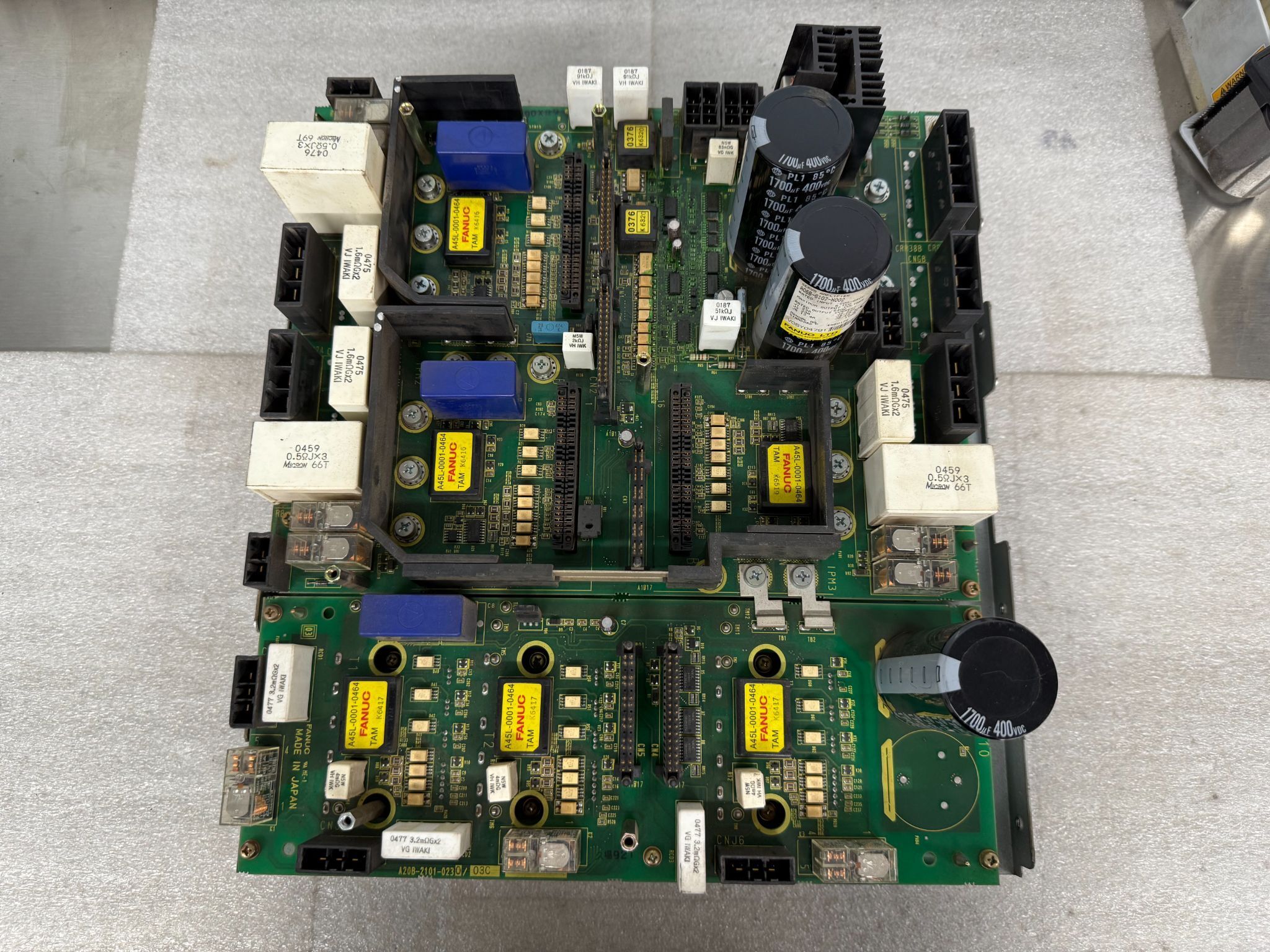 FANUC A06B-6107-H002 6-Axis Servo Amplifier USED **Missing Control Board** 0