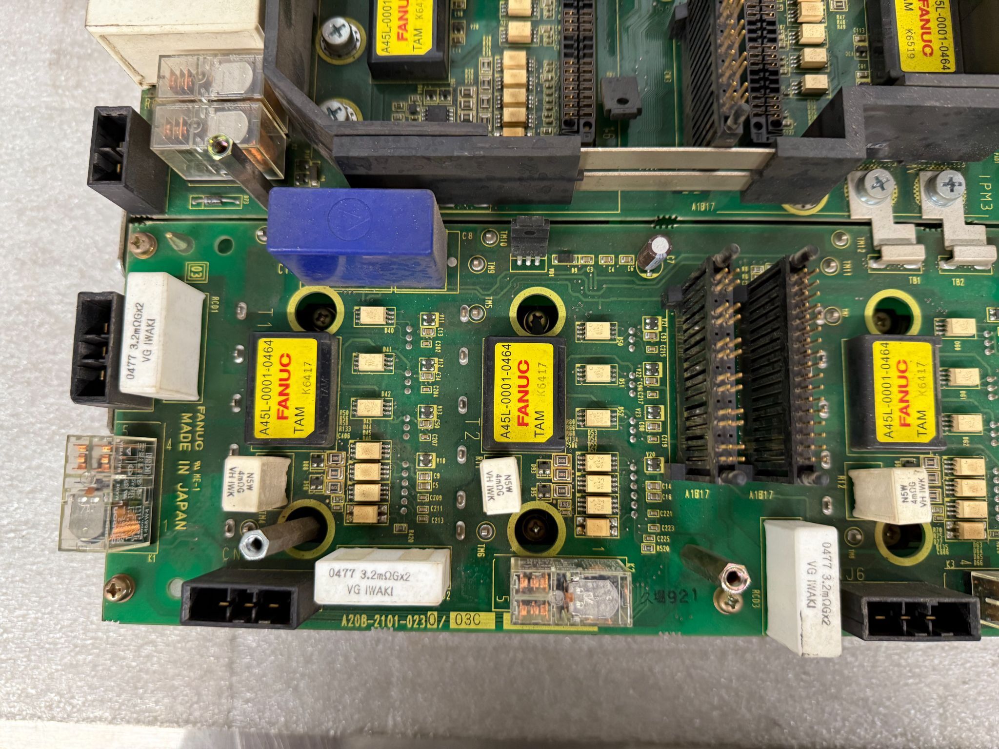 FANUC A06B-6107-H002 6-Axis Servo Amplifier USED **Missing Control Board** 1