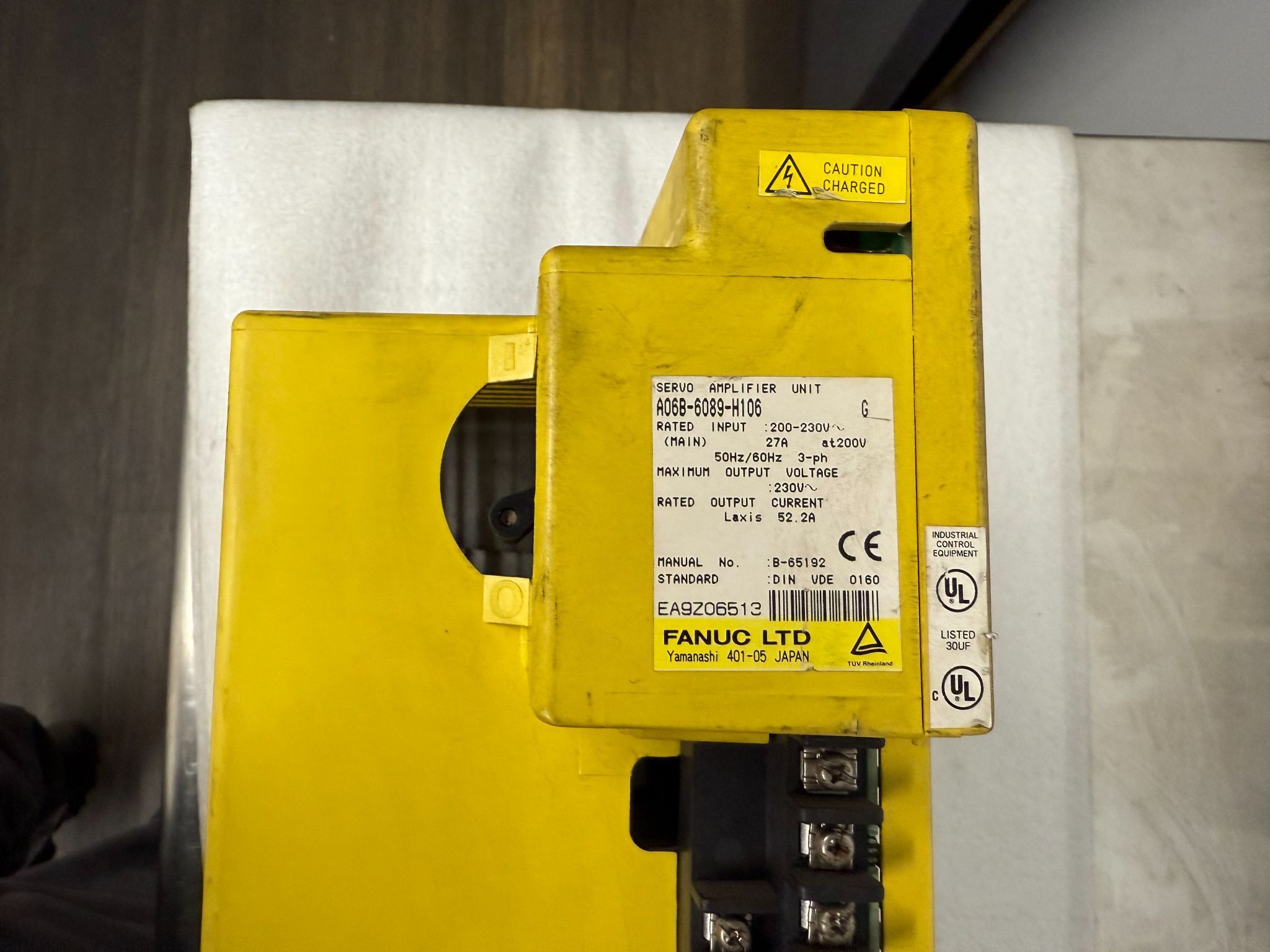 FANUC A06B-6089-H106 ALPHA-130A Servo Amplifier USED 3