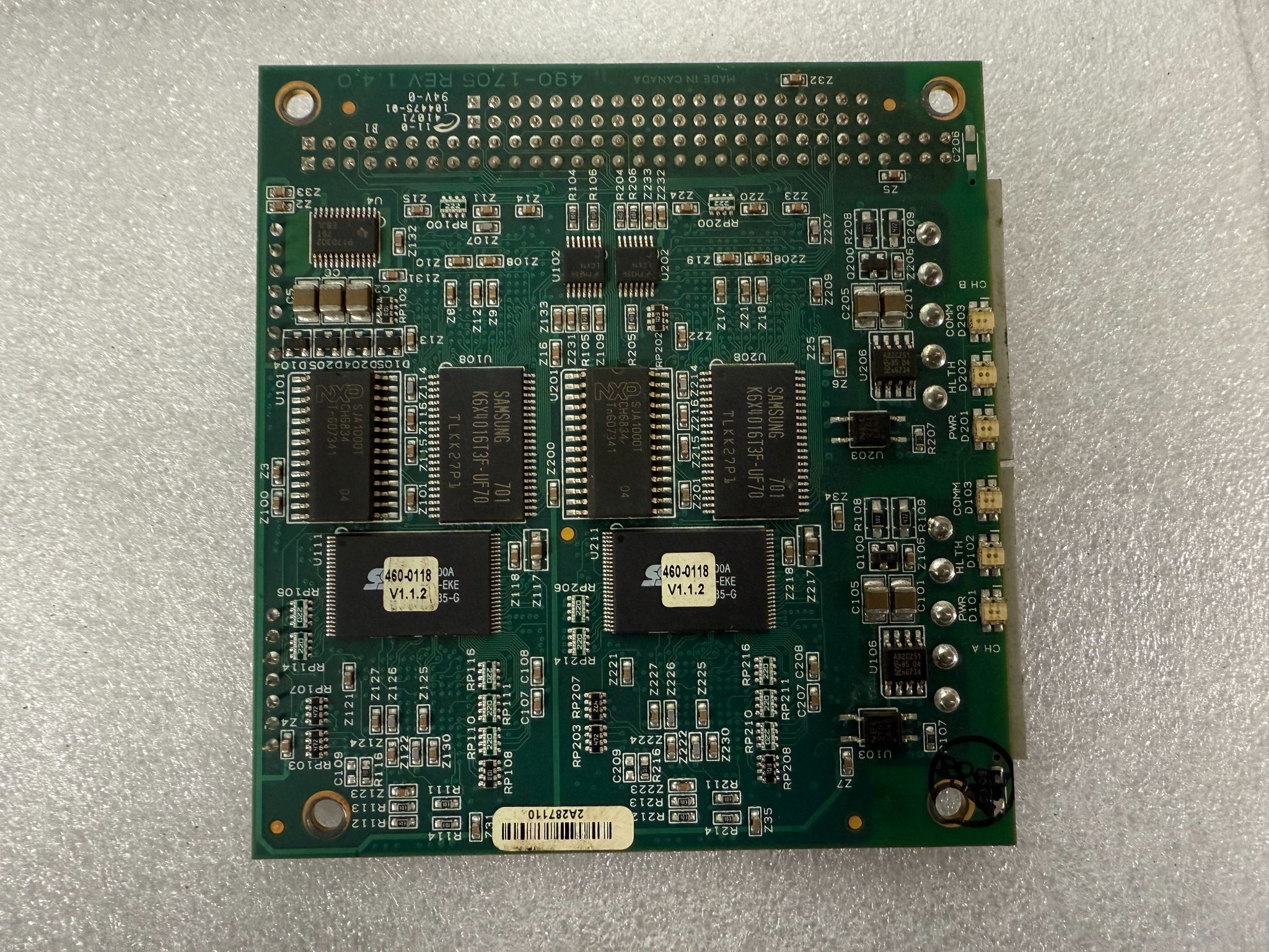 WOODHEAD DN3-104-2-E V1.4.1 PCB - DeviceNet Interface Card USED 4