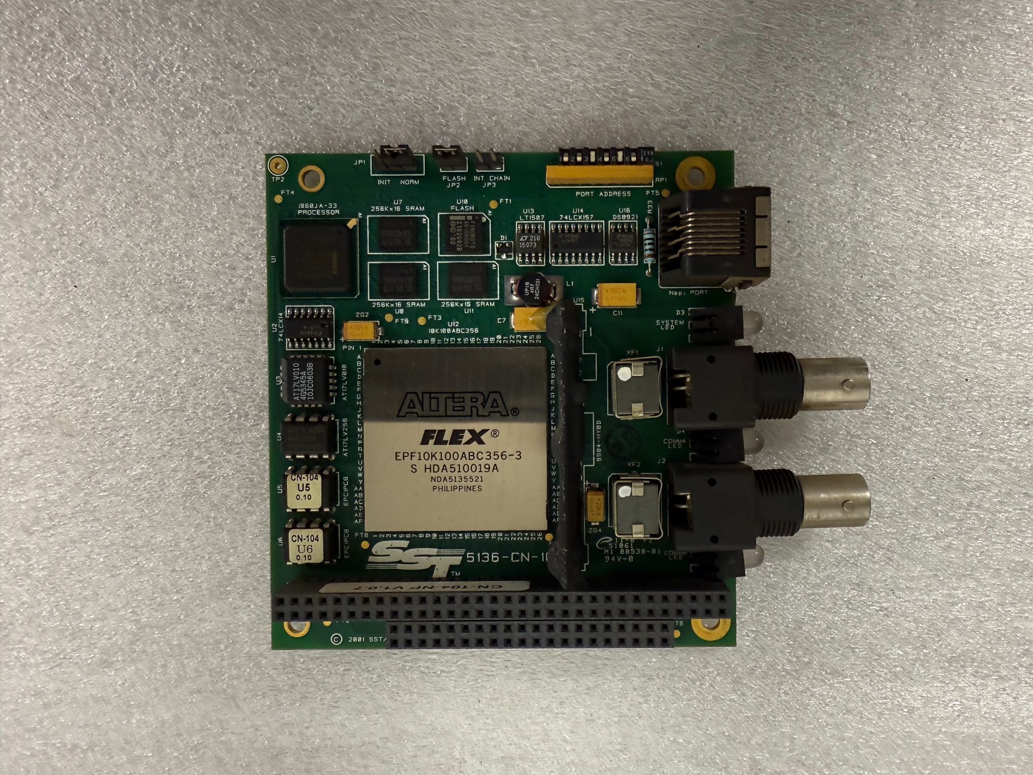 WOODHEAD 5136-CN-104 PCB - ControlNet Interface Card USED 0