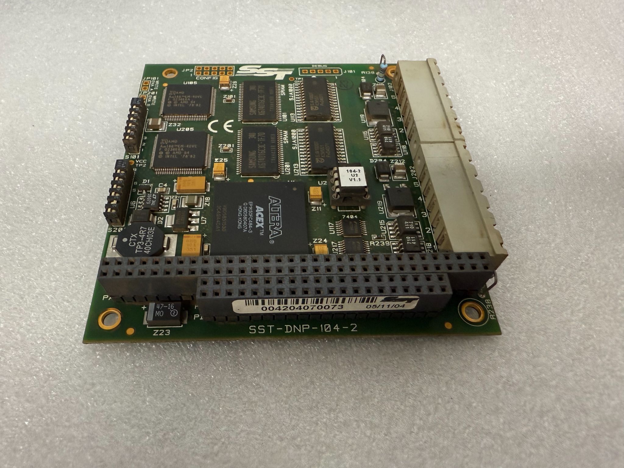 WOODHEAD SST-DNP-104-2 PCB - DeviceNet Interface Card USED 2
