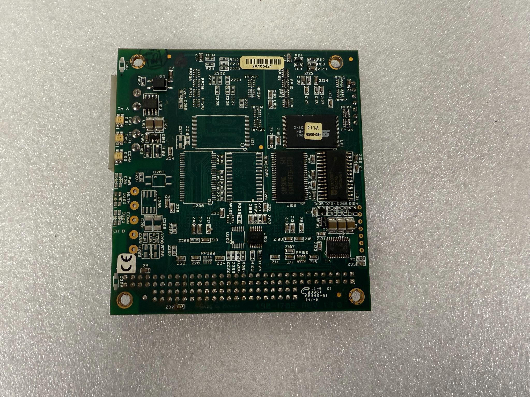 WOODHEAD DN3-104-1-NP V1.3.0 PCB - DeviceNet Interface Card USED 5