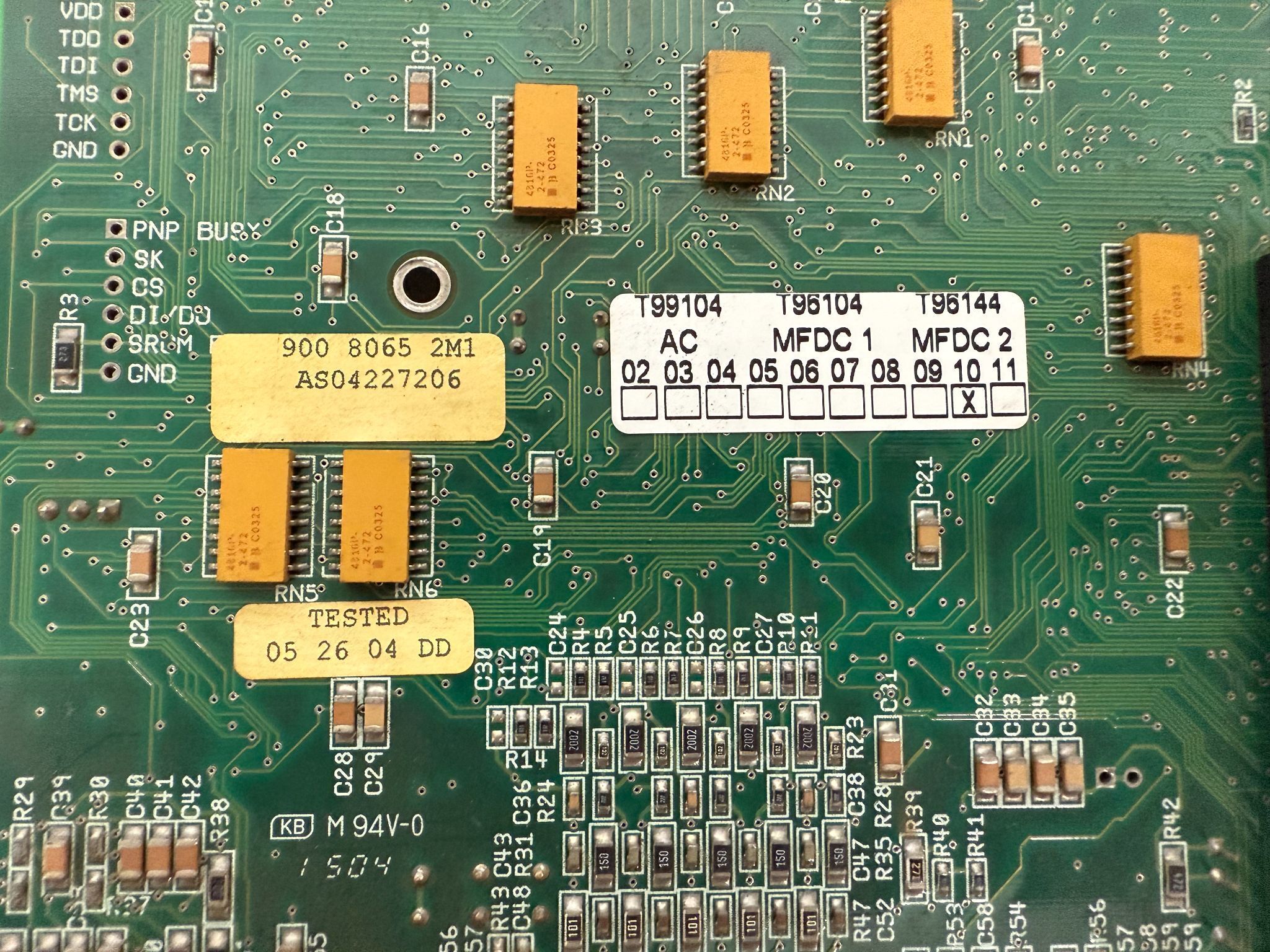 MEDAR 8060-2 2000 PCB - Weld Interface Board USED 4