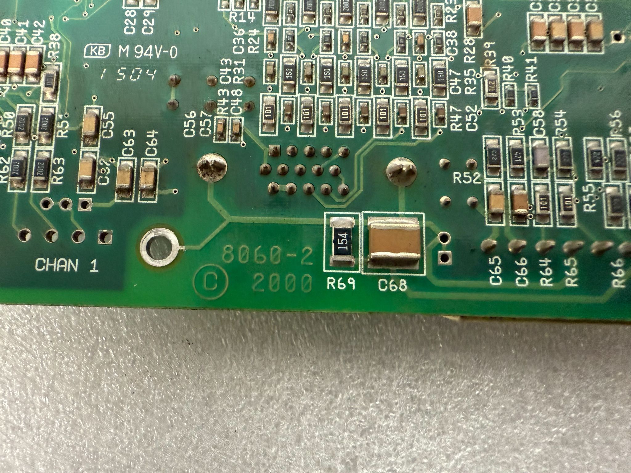 MEDAR 8060-2 2000 PCB - Weld Interface Board USED 5