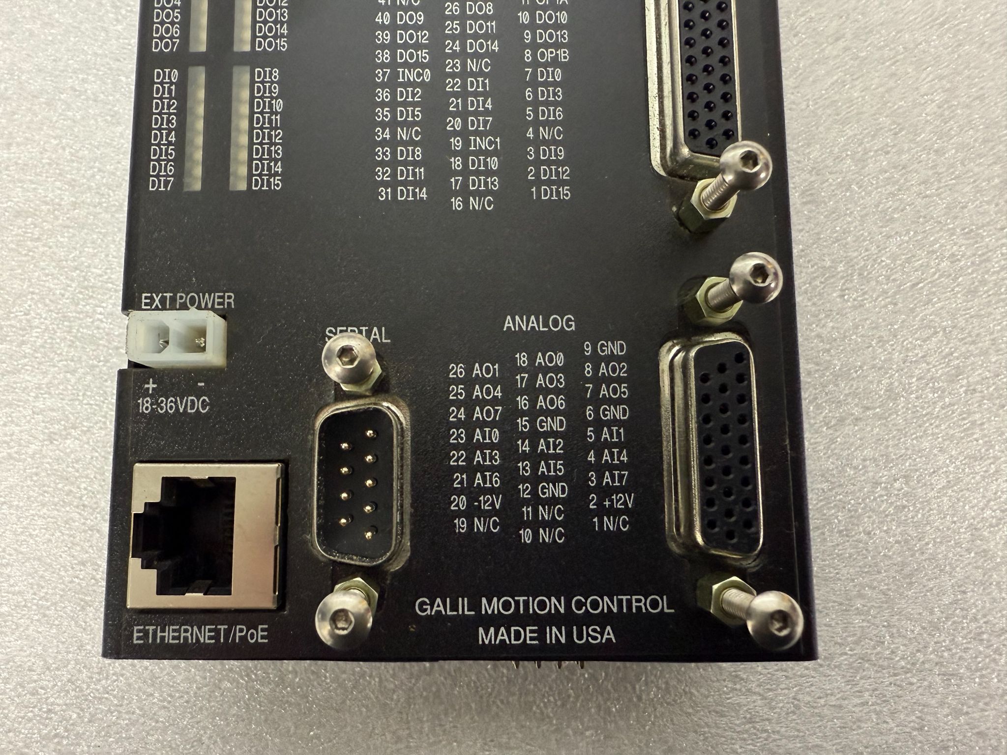 Galil Motion Control RIO-47120 Remote I/O Controller with Ethernet/RS232 USED 2