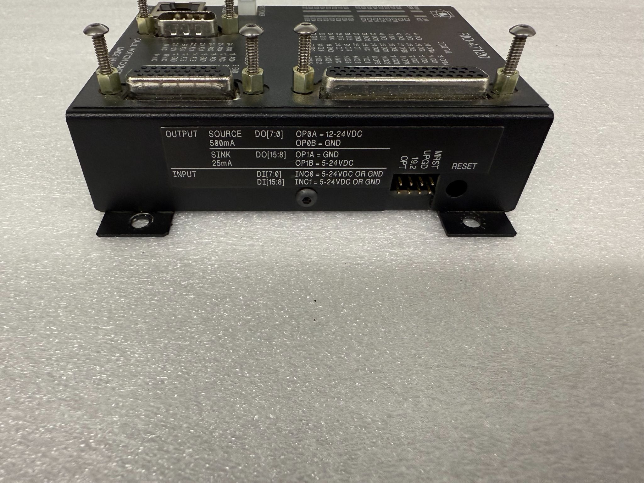Galil Motion Control RIO-47120 Remote I/O Controller with Ethernet/RS232 USED 5