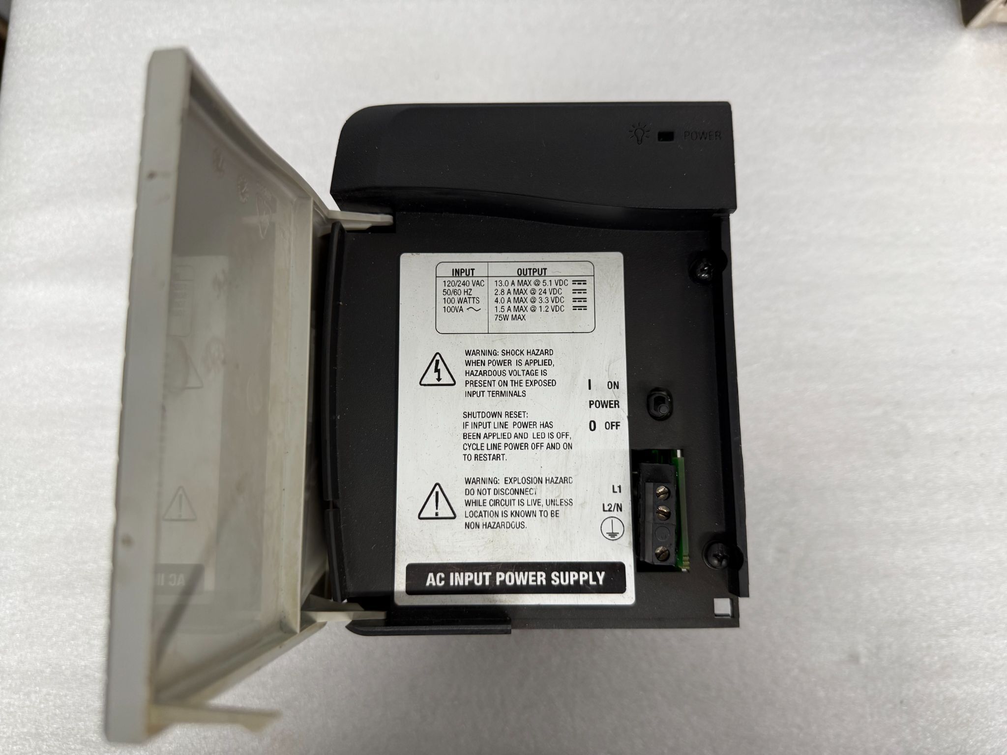 ALLEN BRADLEY 1756-PA75 Control-Logix Power Supply Module USED 1