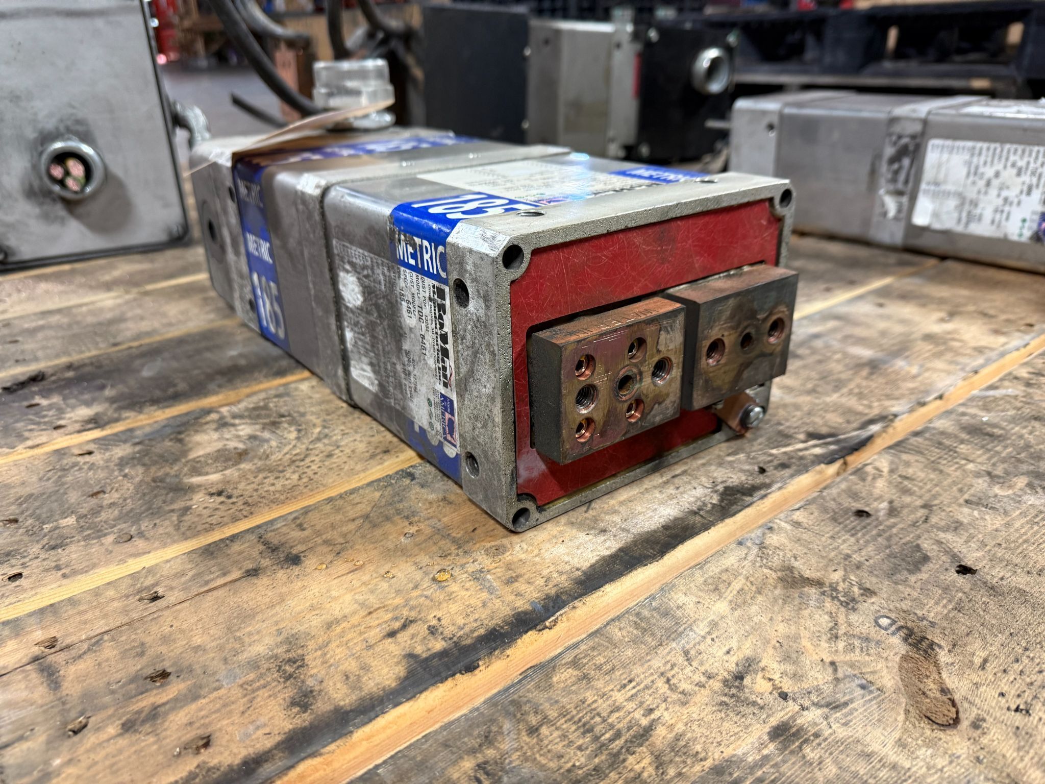 RoMan Manufacturing TDC-6461 185 KVA Welding Transformer 800V, 1-PH USED 2
