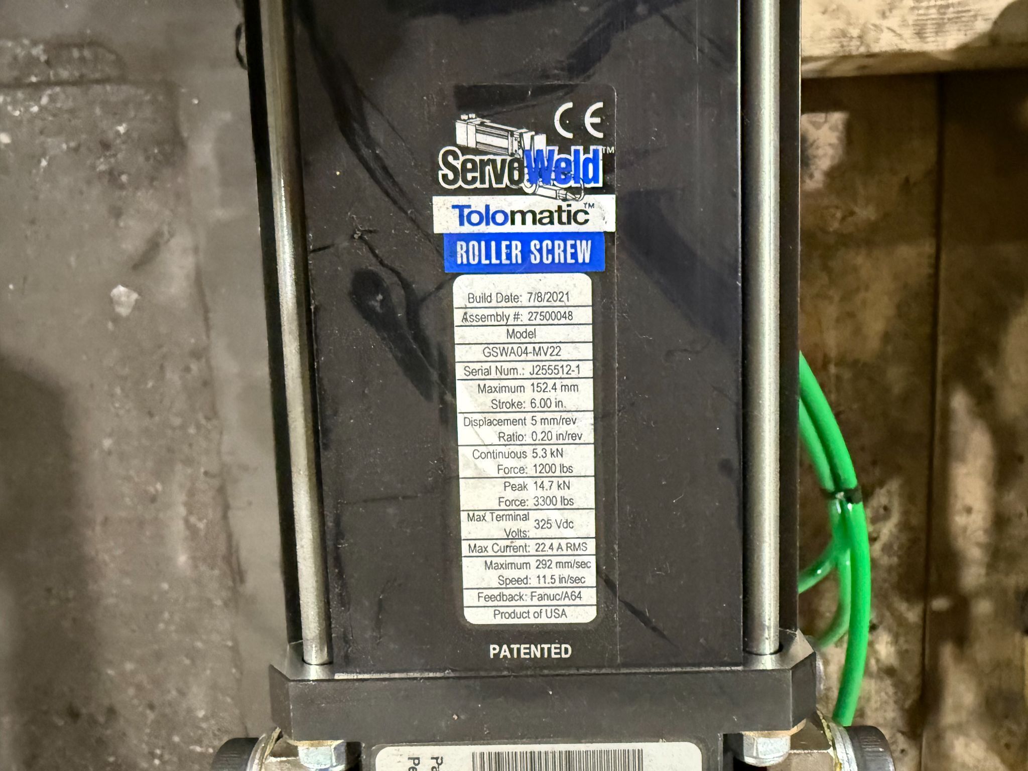 MILCO 665-16001-75 Pinch-Type Weld Gun USED - Tested 3
