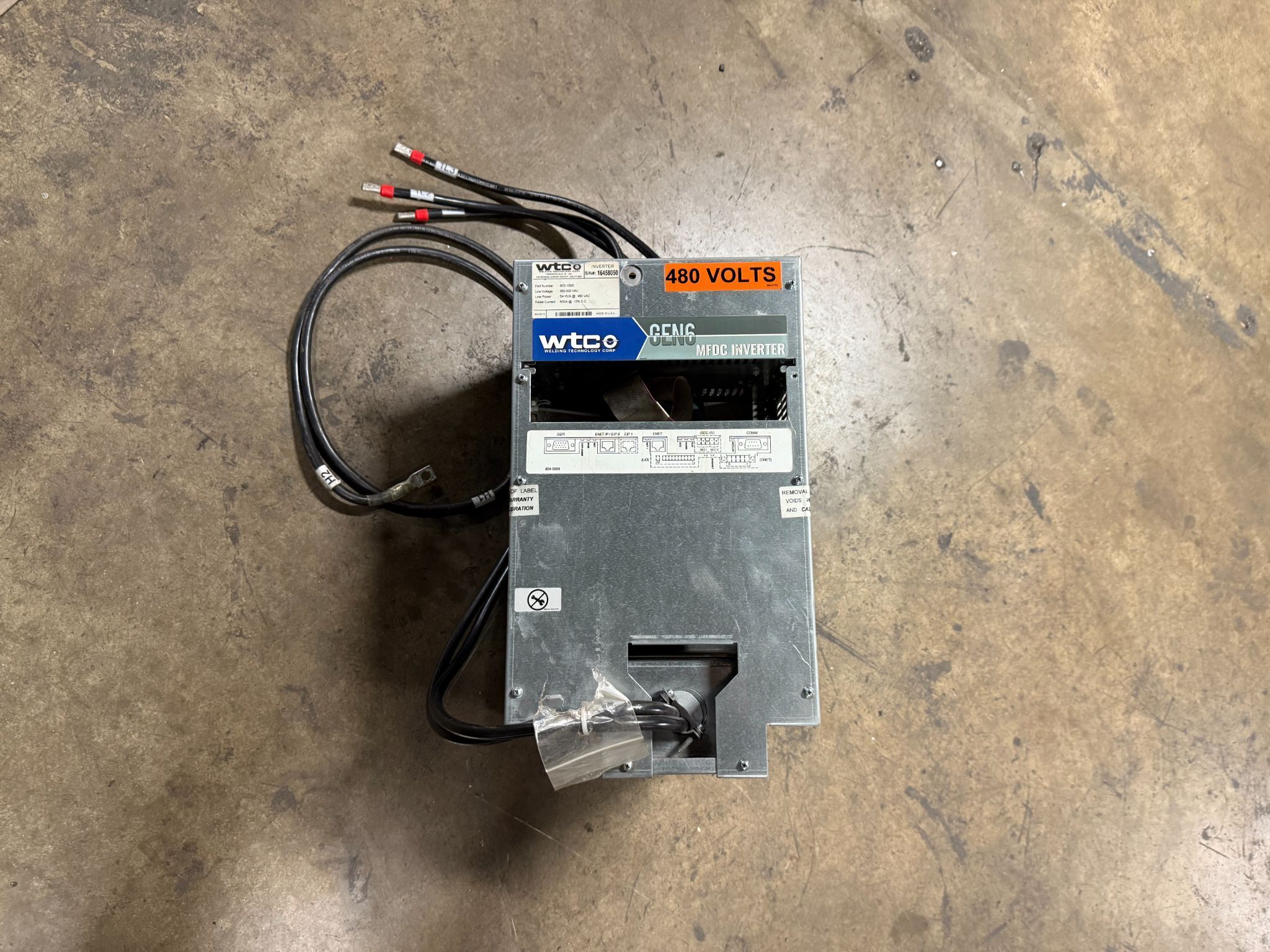 WTC 902-1500 GEN 6 MFDC Welding Inverter Control Unit PARTS ONLY 0